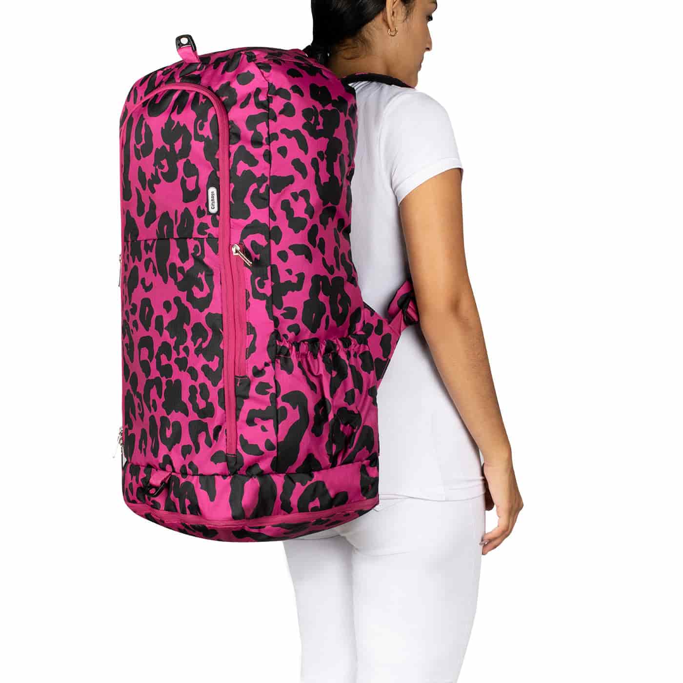 Morral Aventura ULTRA Plegable Estampado Viva Magenta Citybags Multicolor - miniatura 5