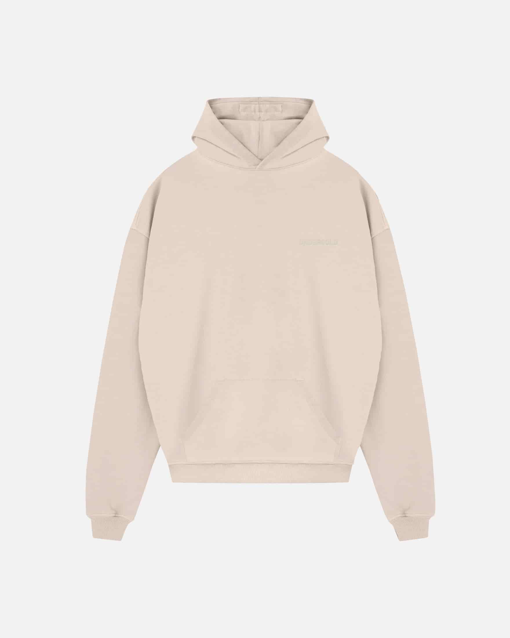Line Logo Hoodie Cream - miniatura 3