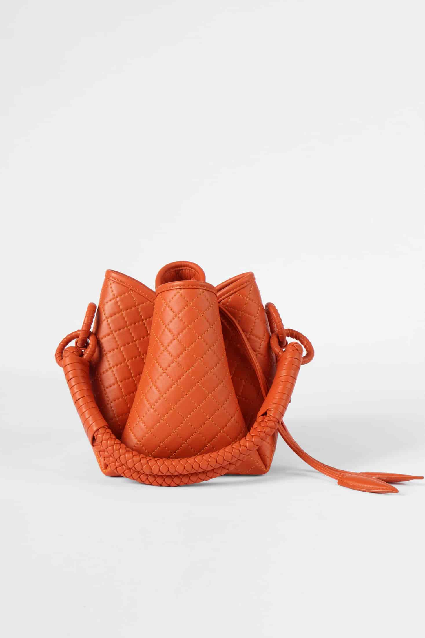 Tulip Mini Bucket Bag, Orange - miniatura 1