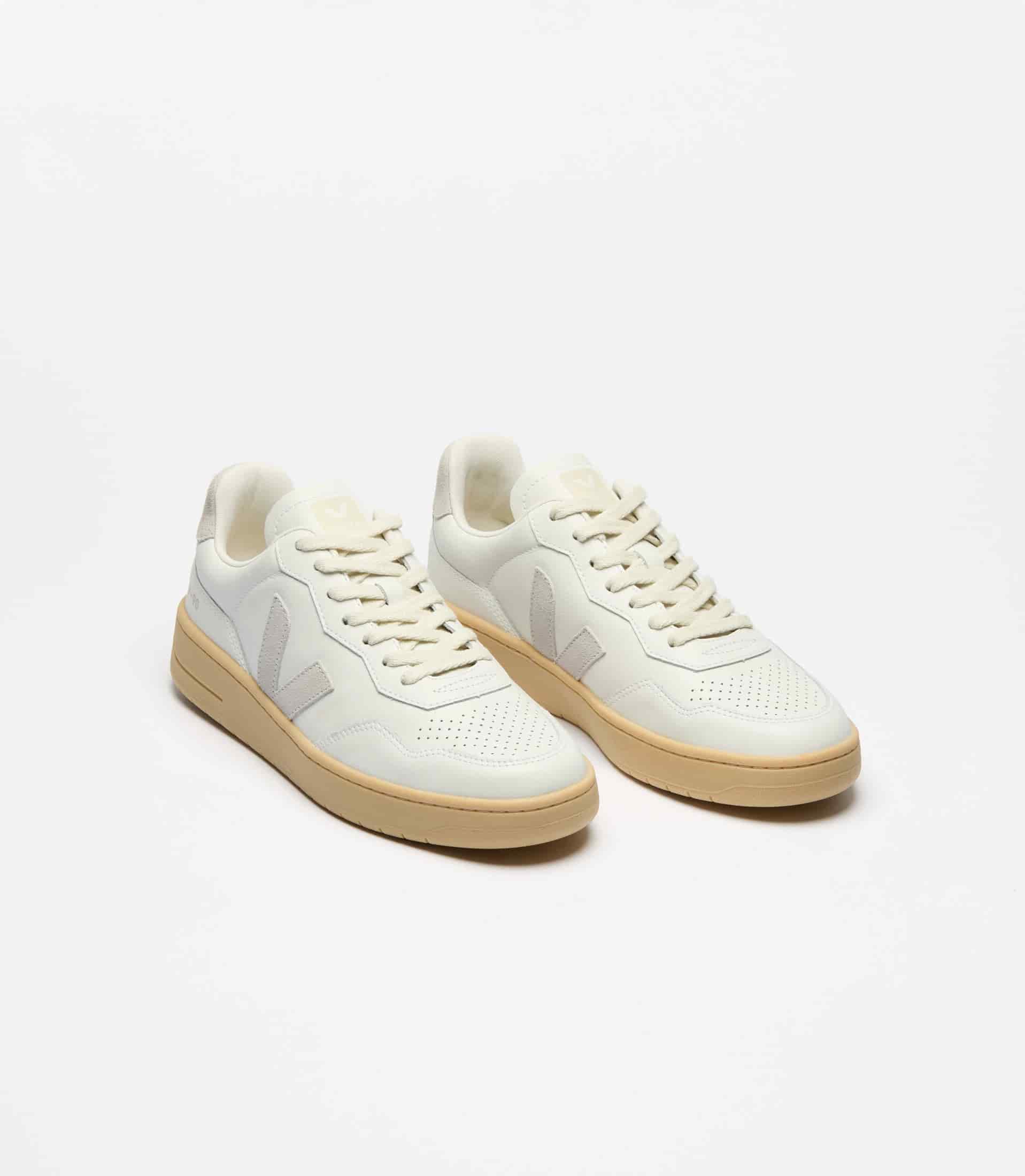 Tenis Veja V-90 Extra White Light Grey Natural - miniatura 3