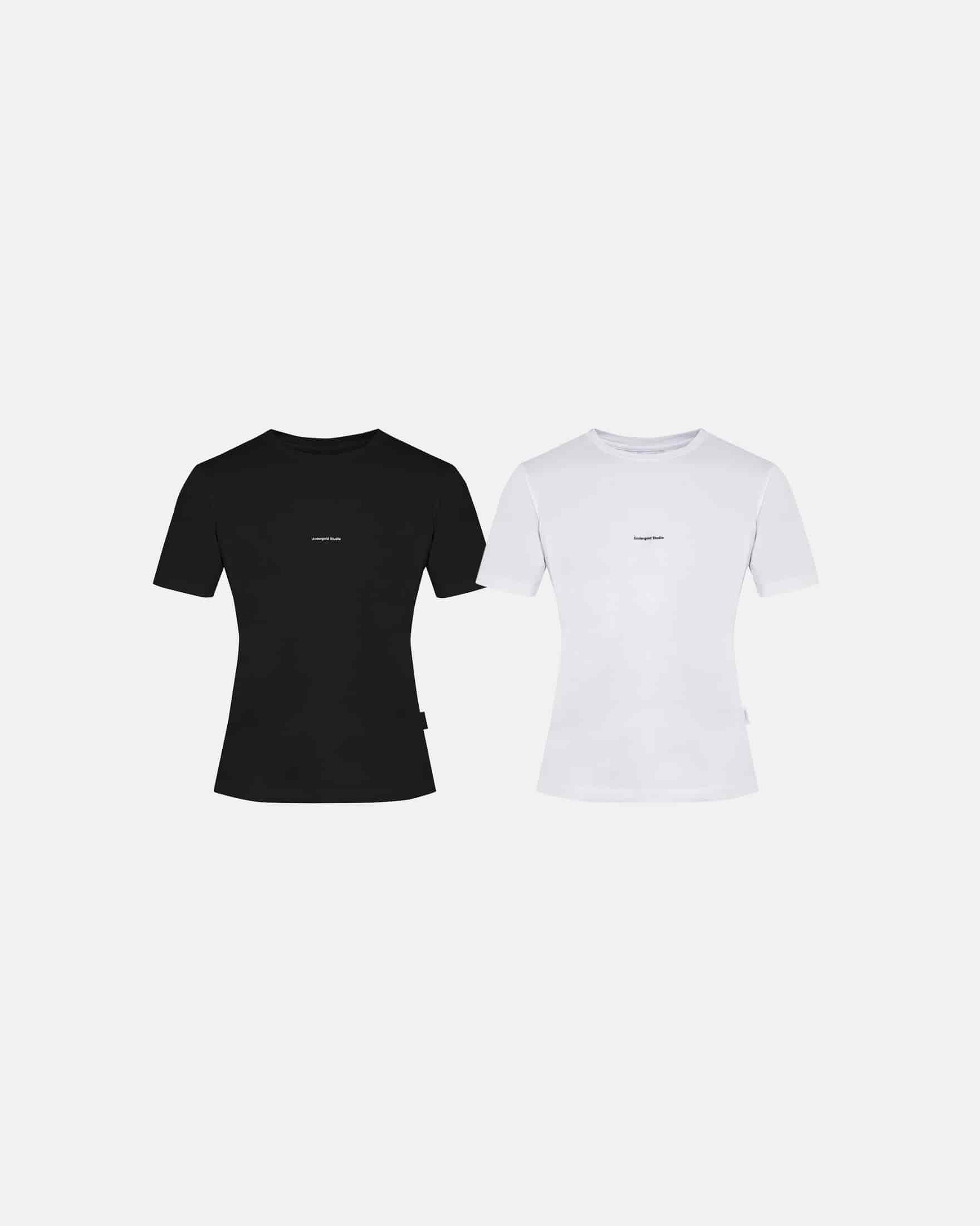 Pack X2 Basics Undergold Studio Ultra Slim Tshirt - miniatura 1