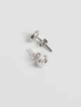 MINI SWIRL STUD EARRINGS - miniatura 2