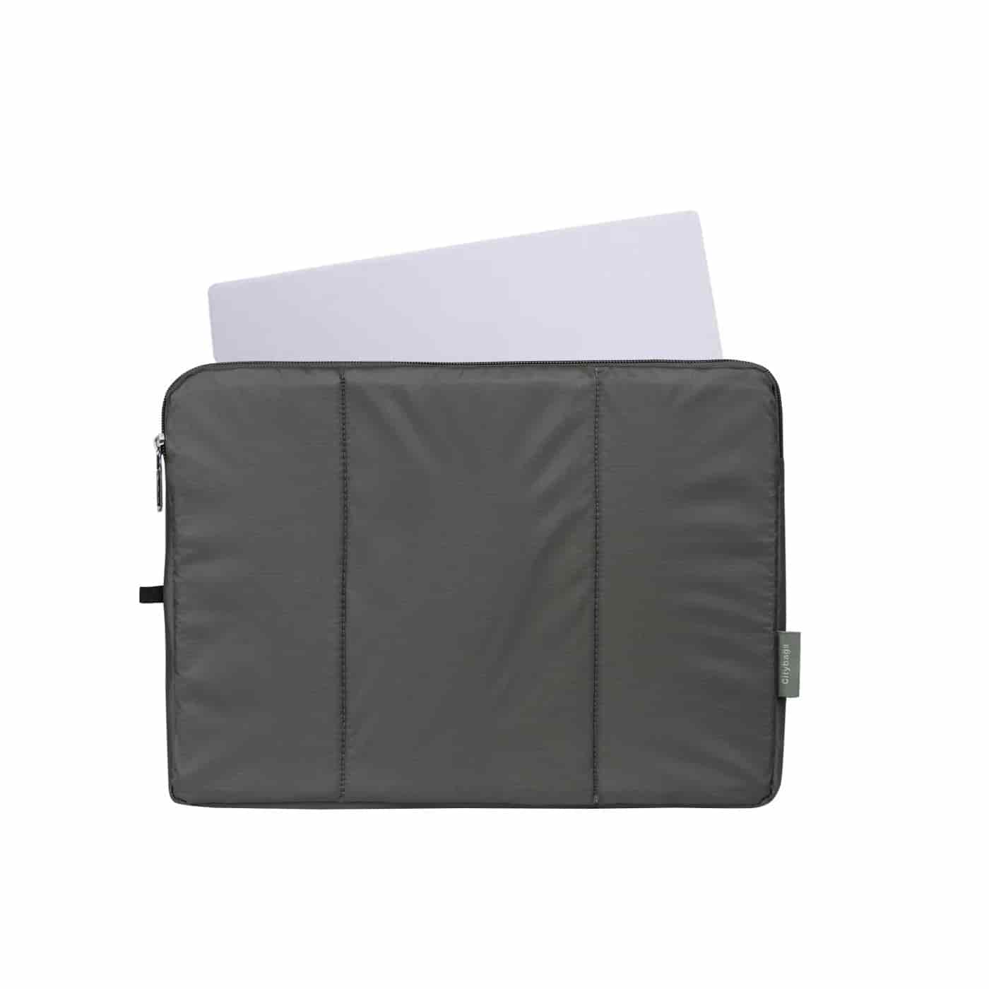 Estuche Laptop Grande Citybags Negro 37x27x2cm - miniatura 2