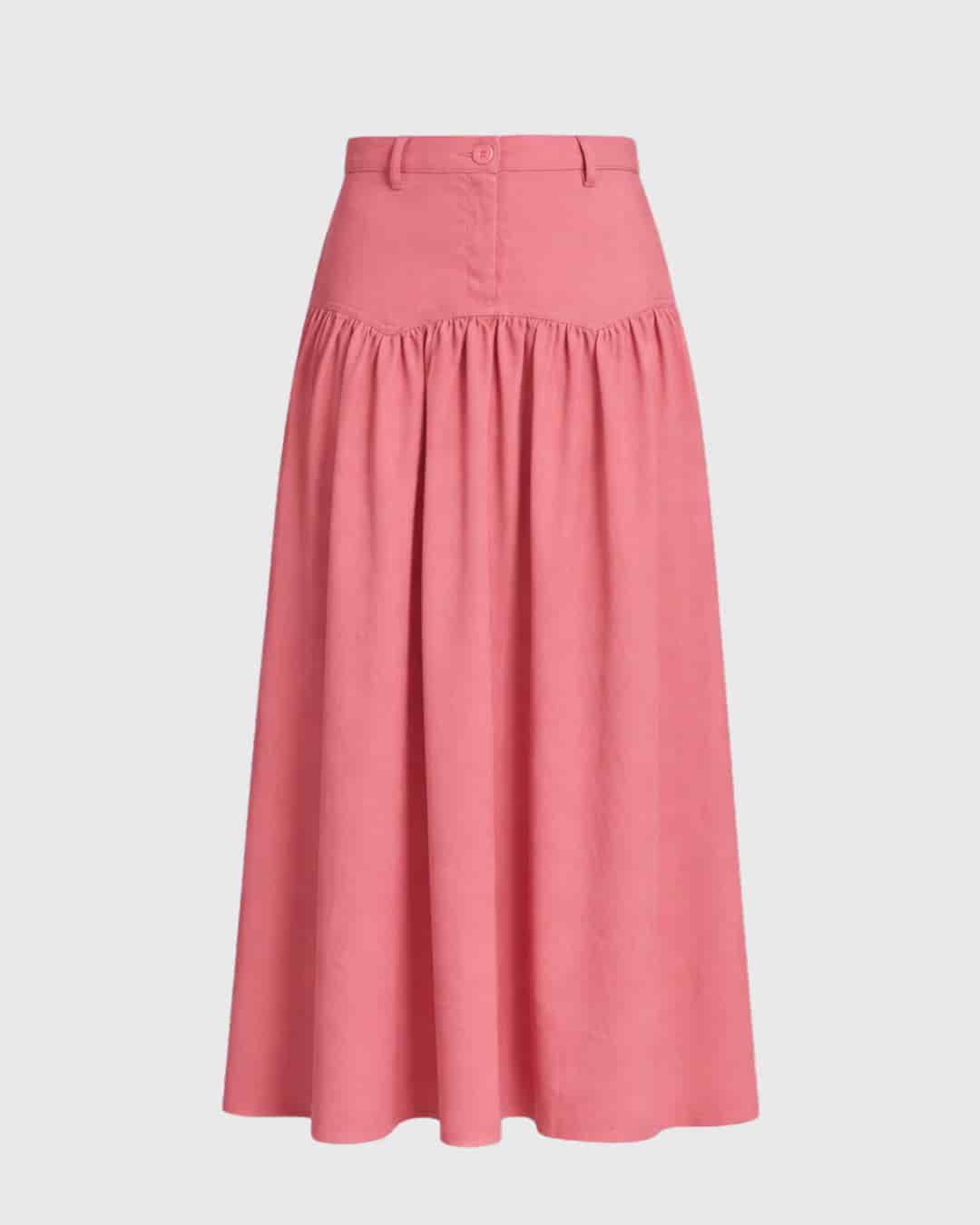 SAND STRIPE SKIRT (CHERRY) - miniatura 1