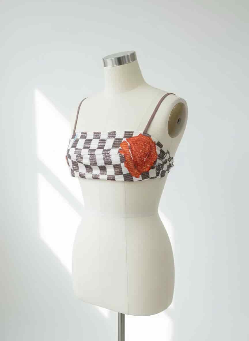 Laguna Sequin Crop Top - miniatura 3