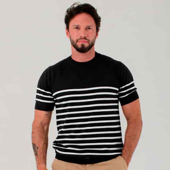 T-SHIRT MODA TEJIDO HOMBRE - miniatura 4