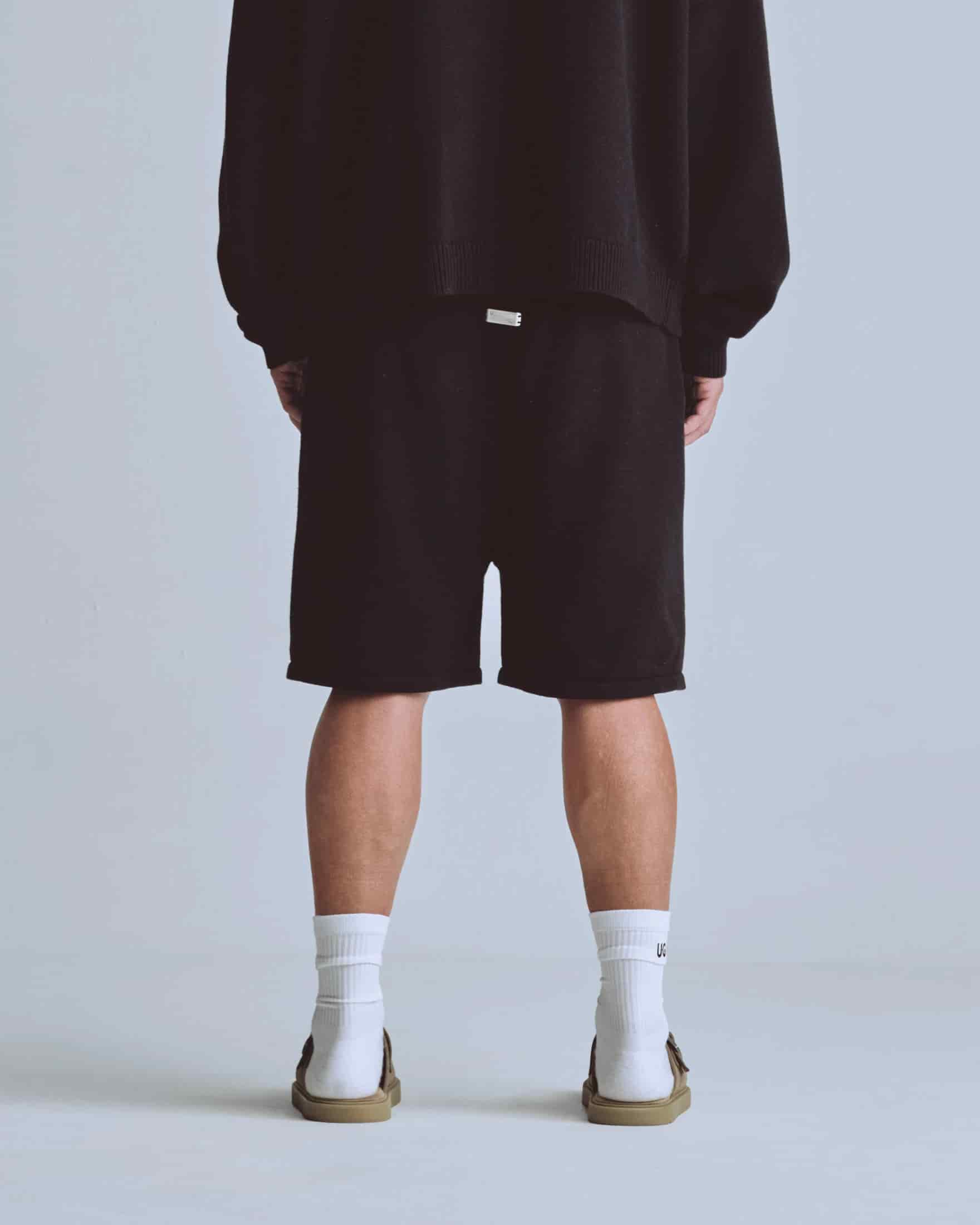 Basics UNDRGLD Knitted Shorts Black - miniatura 7