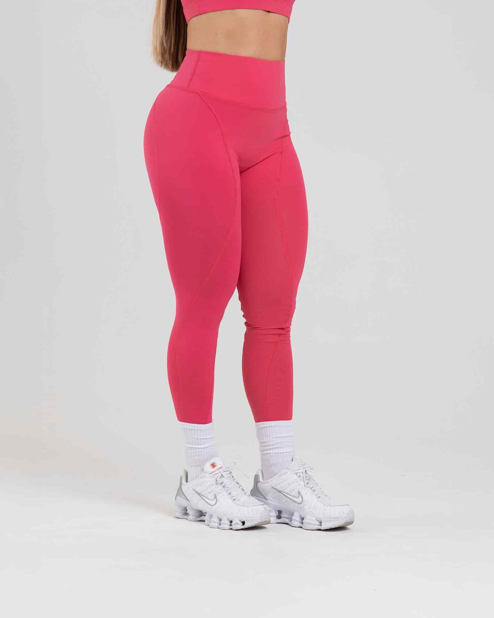 Leggings sculpt glow fucsia rouge genuina - miniatura 2