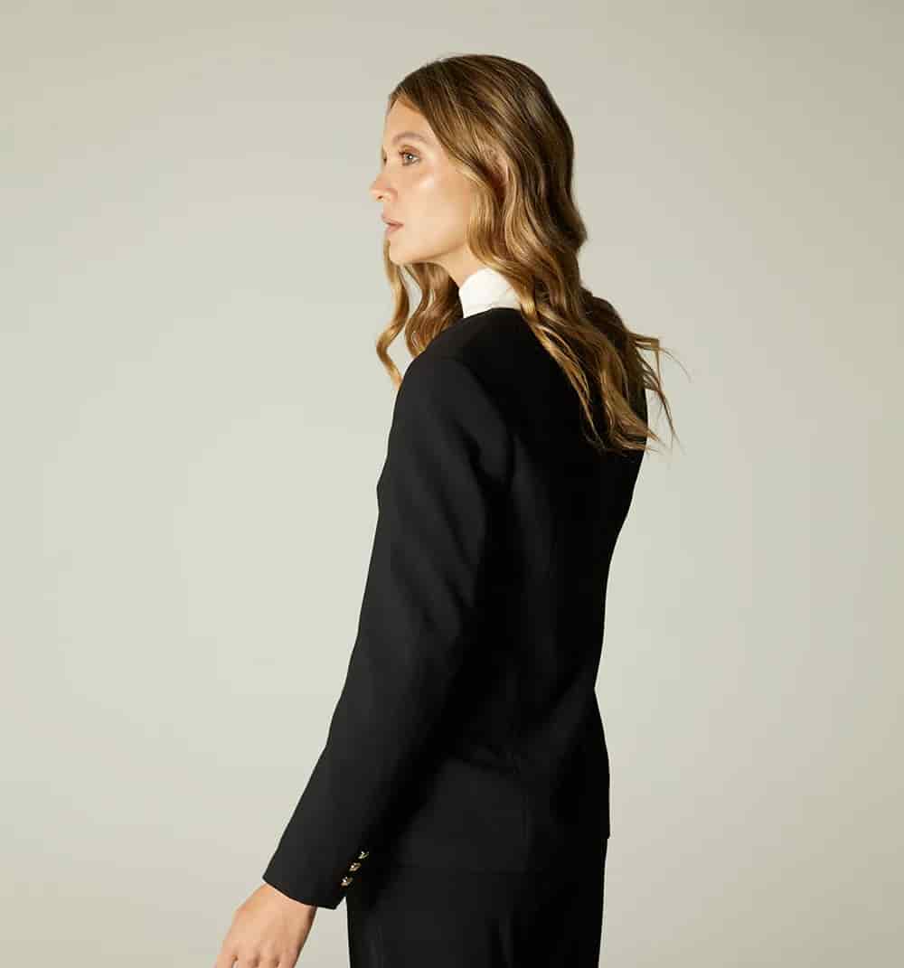 Blazer sin solapa dos botones - miniatura 13