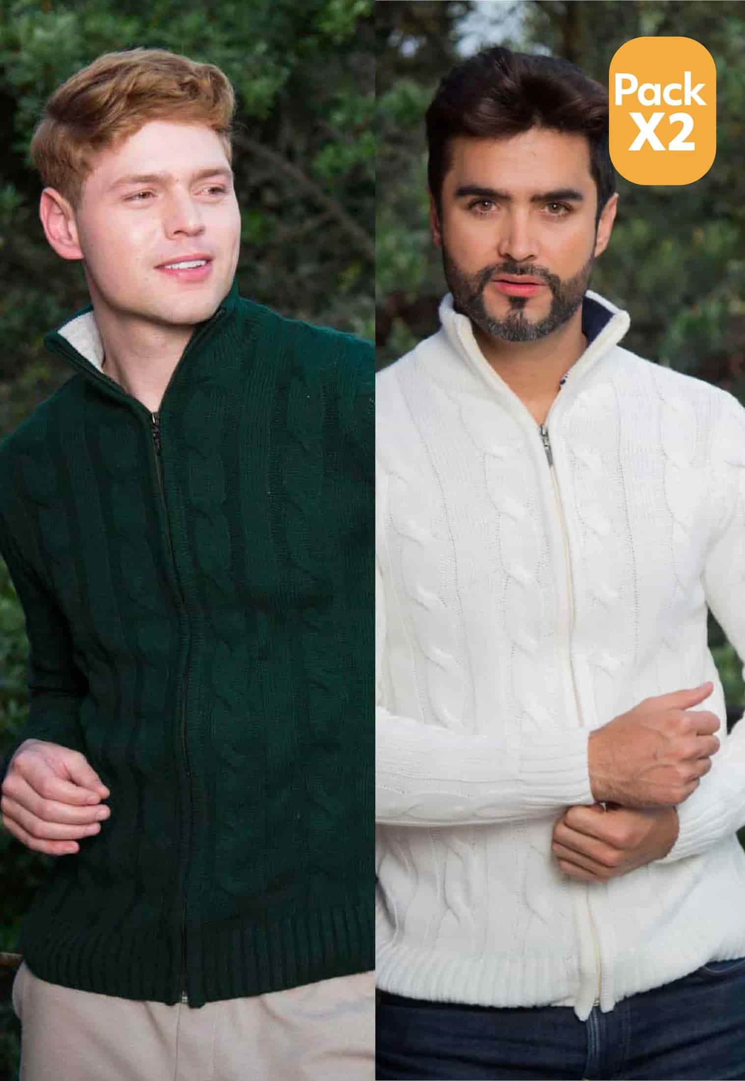 Pack x2 - Chaqueta Trenzada - miniatura 1