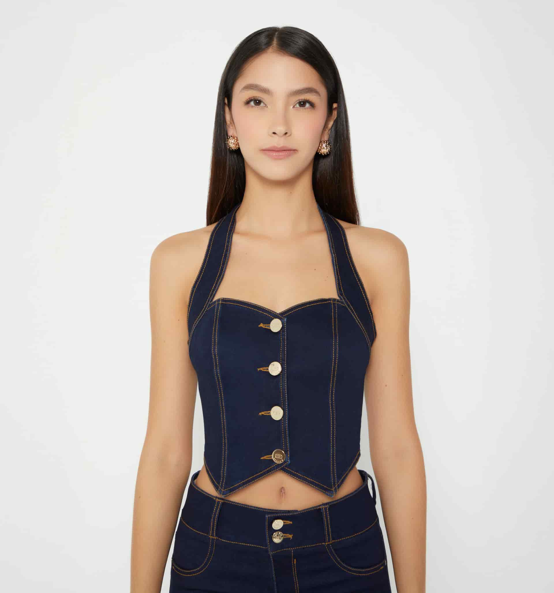 Blusa halter - miniatura 1