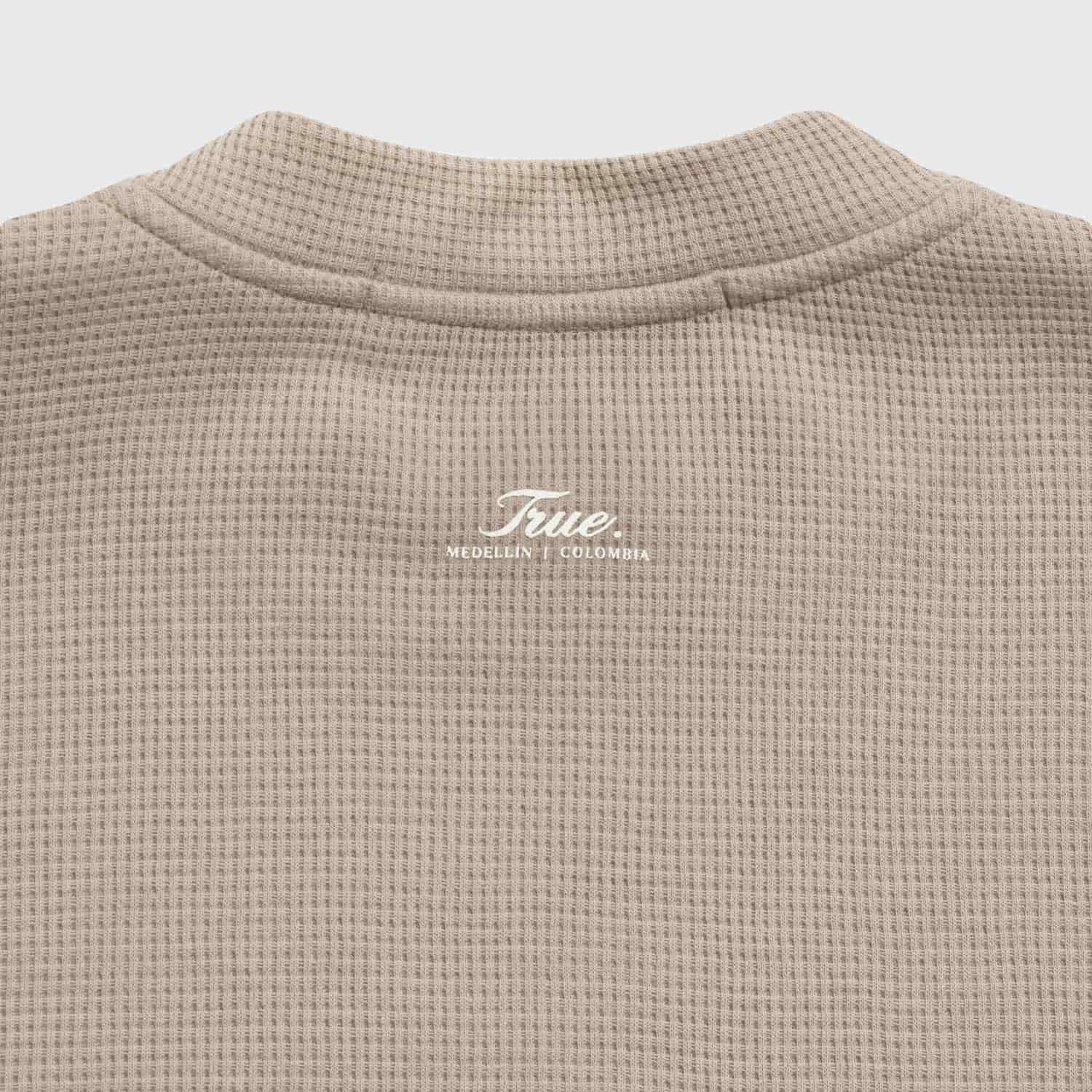 Textured Boxy Tee - Sand - miniatura 2