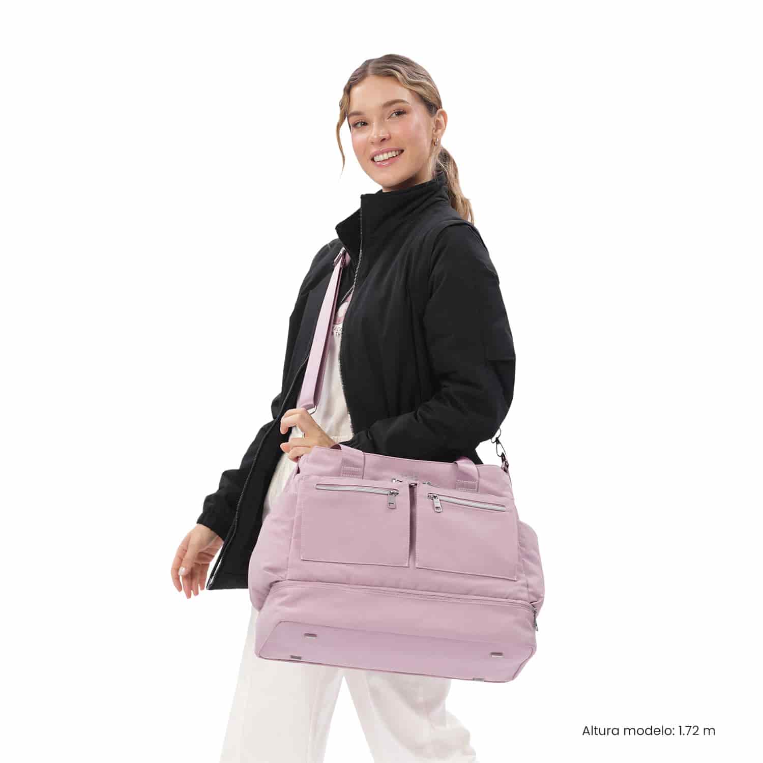 Bolso para Mujer Maxi Tote Grande Porta PC 16" Rosado - miniatura 2