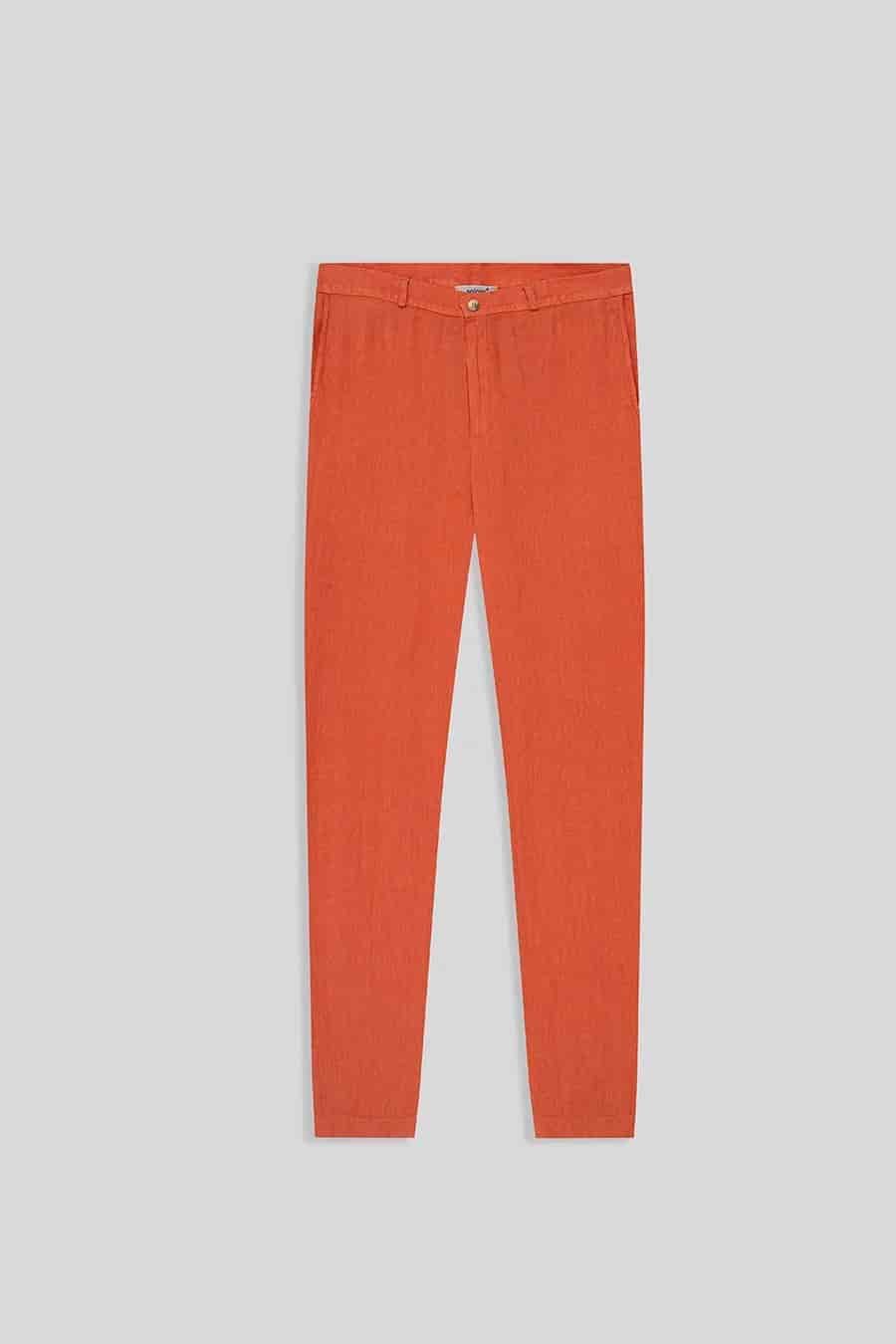 Men's linen pants chili basic - miniatura 6