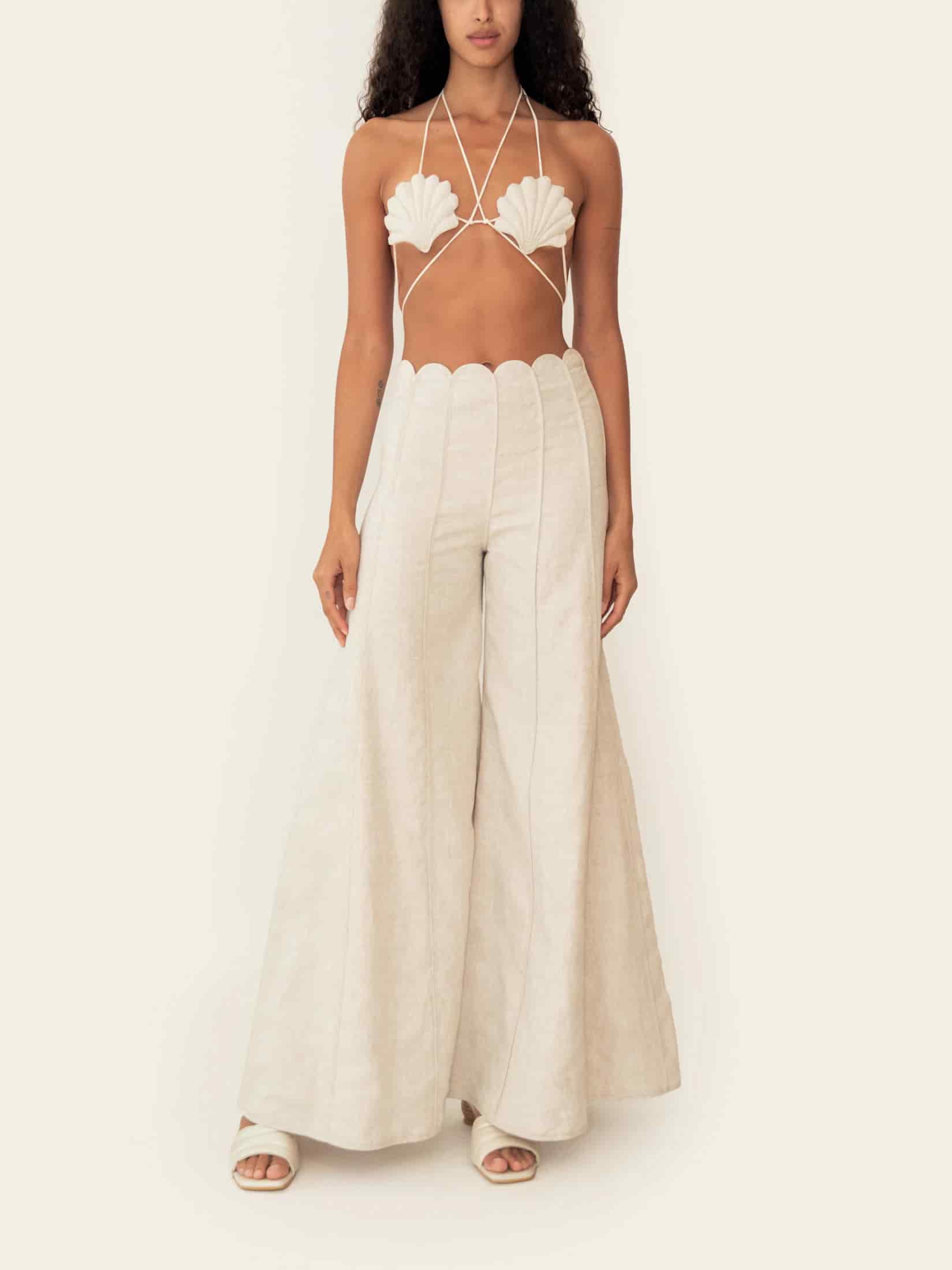 SILVANA TOP BEIGE MELANGE - miniatura 3