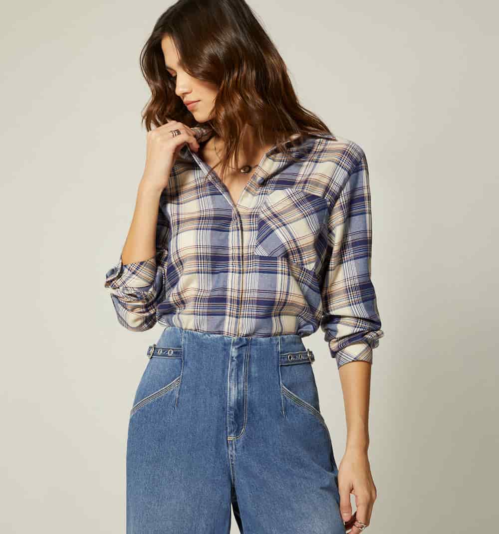 Blusa camisera manga larga - miniatura 3