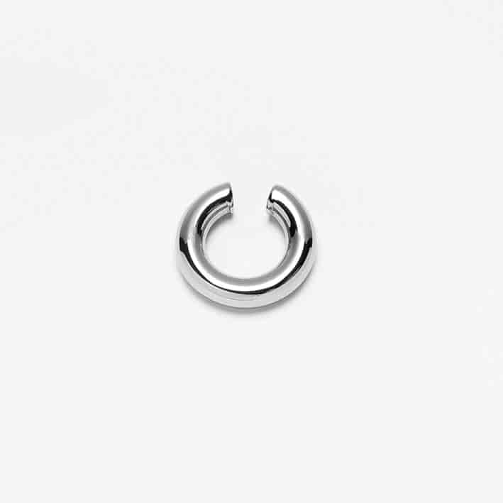 Chunky Earcuff Plateado - miniatura 2