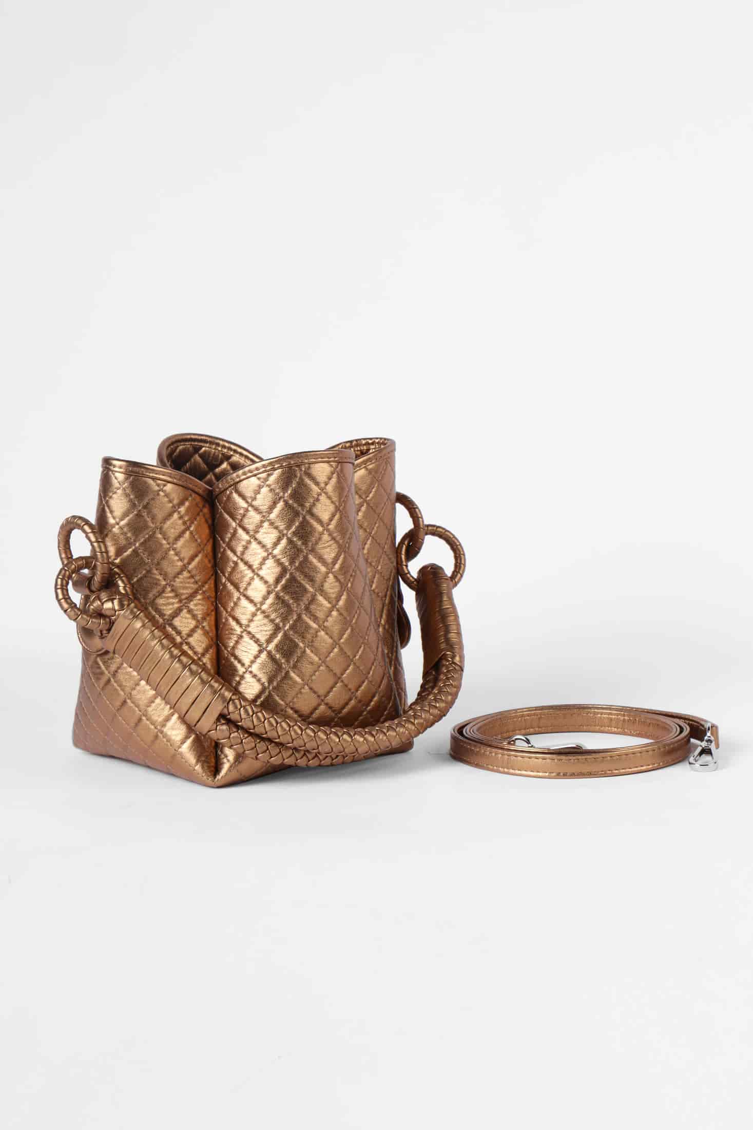 Tulip Mini Bucket Bag, Gold. Limited Edition - miniatura 5