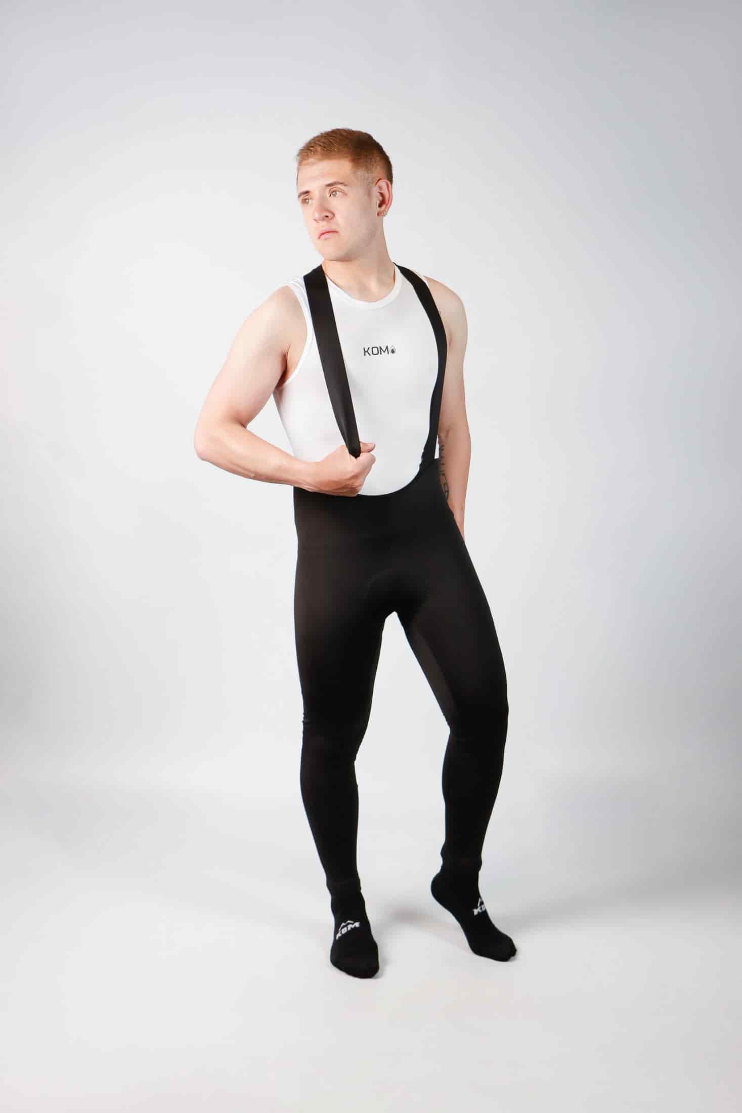 Lycra badana de ciclismo Pantalón térmica hombre - miniatura 1