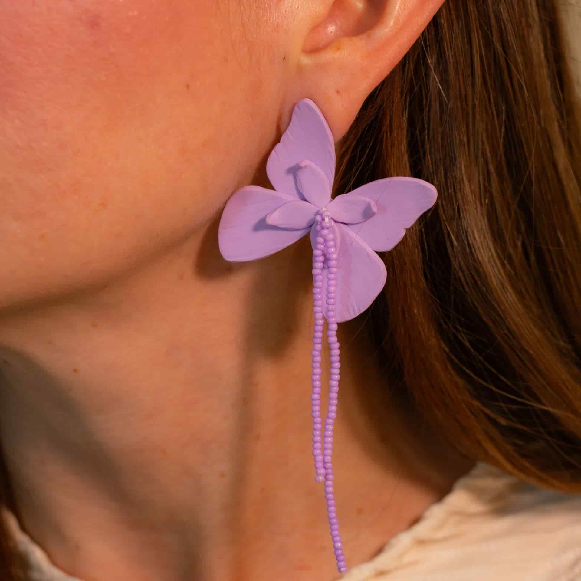 Aretes Alas en Flor - miniatura 3