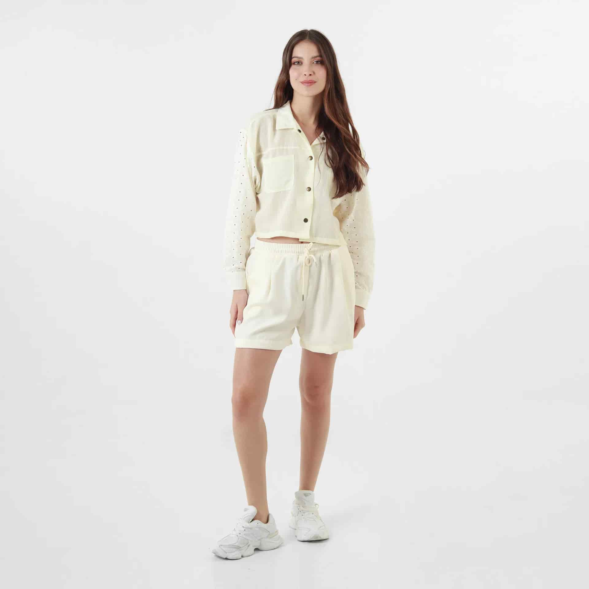 Chaqueta Cuello Camisero Manga Larga - miniatura 2
