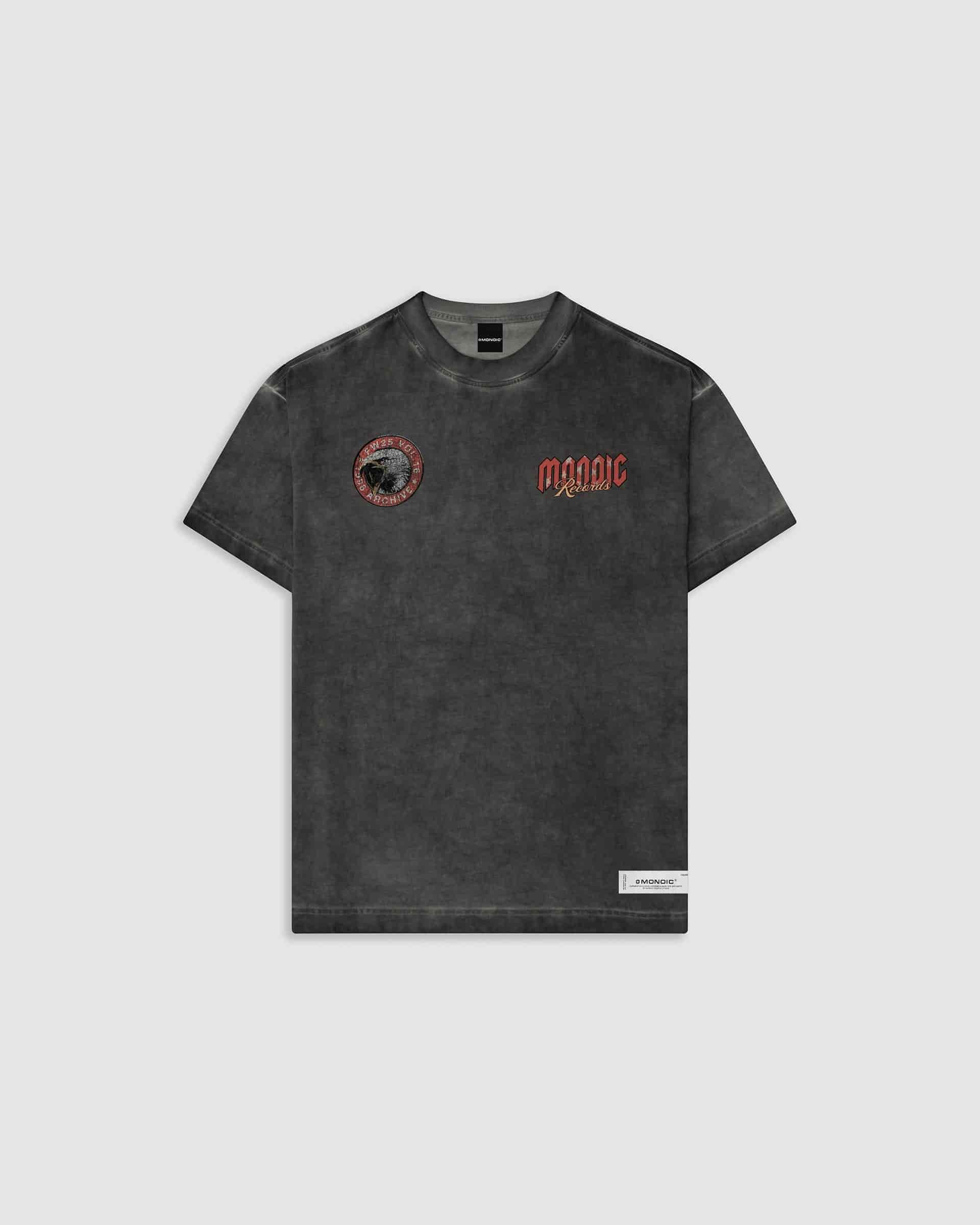 Camiseta Oversized Monoic Eagle - Gris Desgastado - miniatura 7