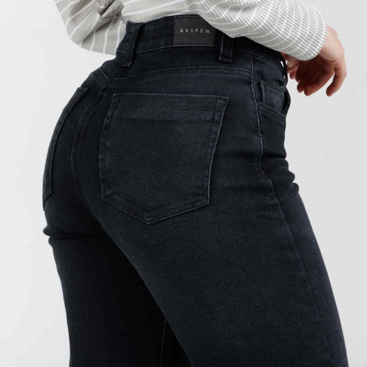 Jean Wide Leg Negro Ax-3155 Licrado - miniatura 3