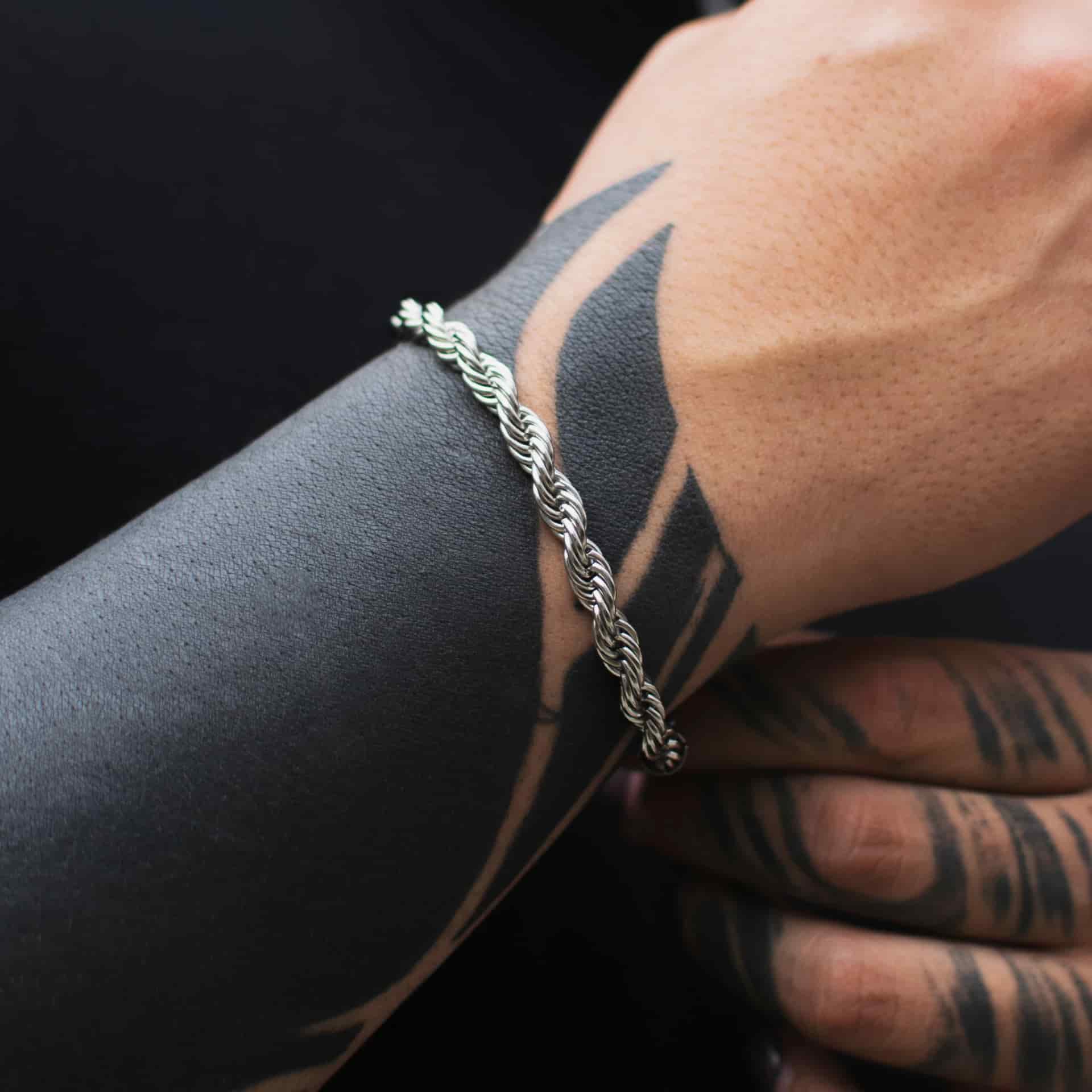 Pulsera Cordón Silver - miniatura 2