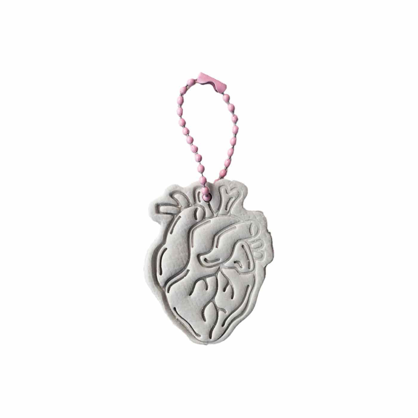 Charm Corazón anatómico Latte - miniatura 1