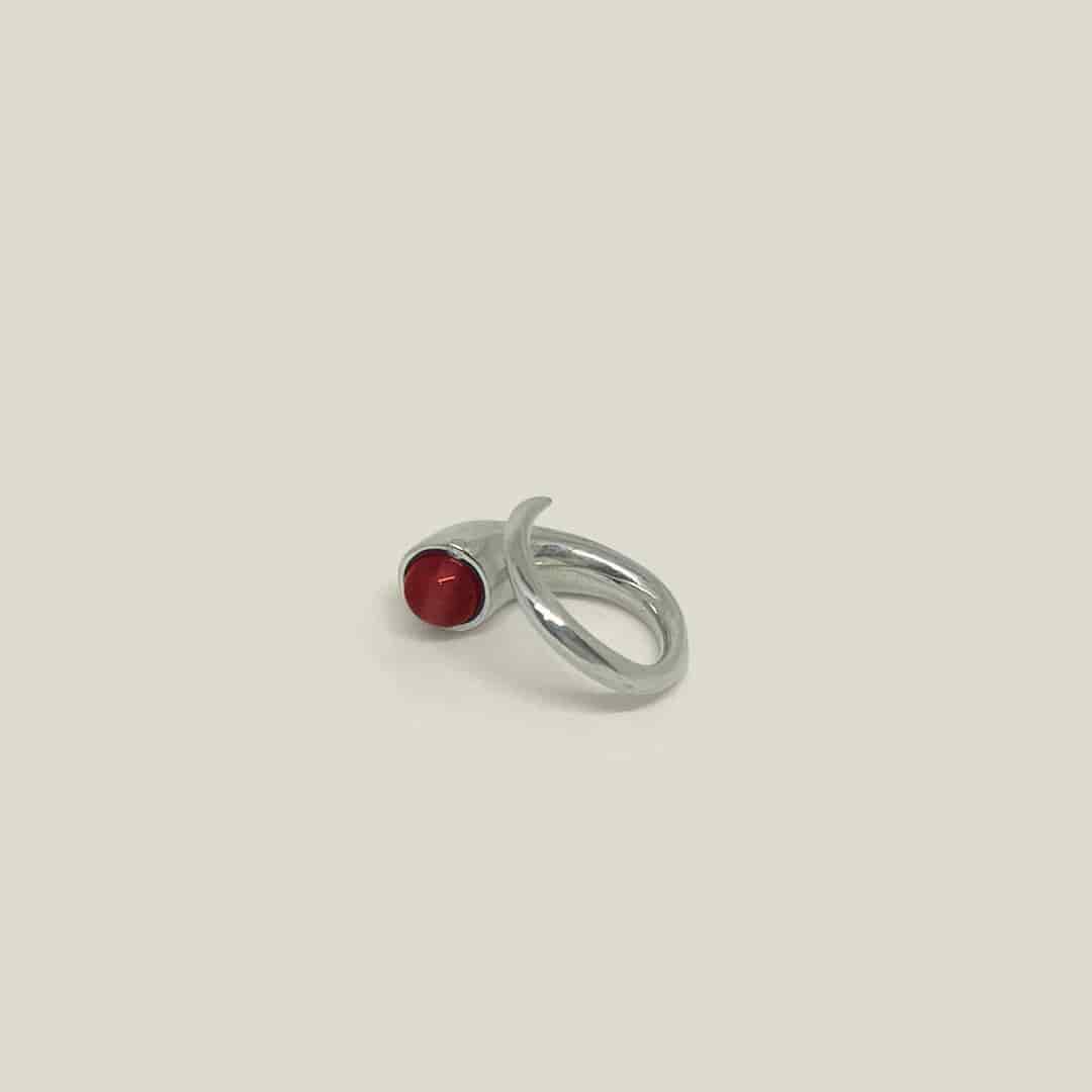 Mini Dum Pinky Ring Silver - miniatura 6
