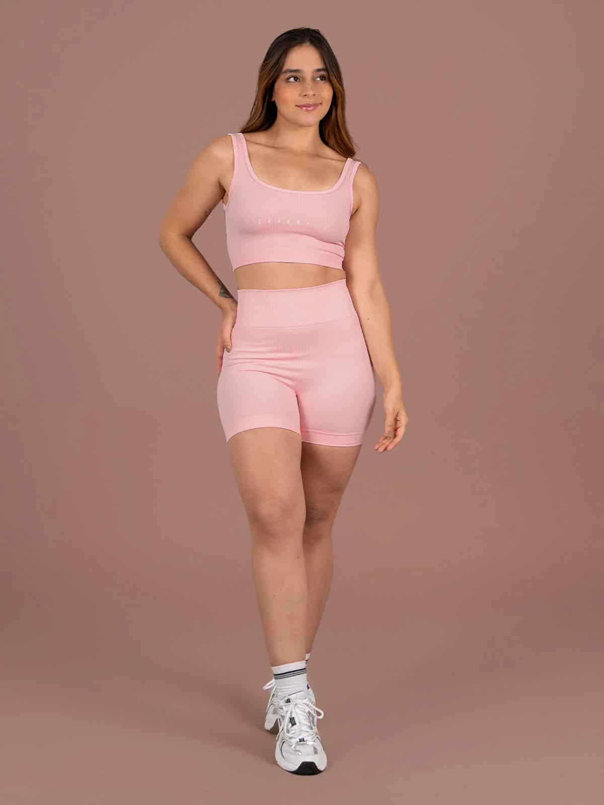Ela short set seamless rosado - miniatura 1