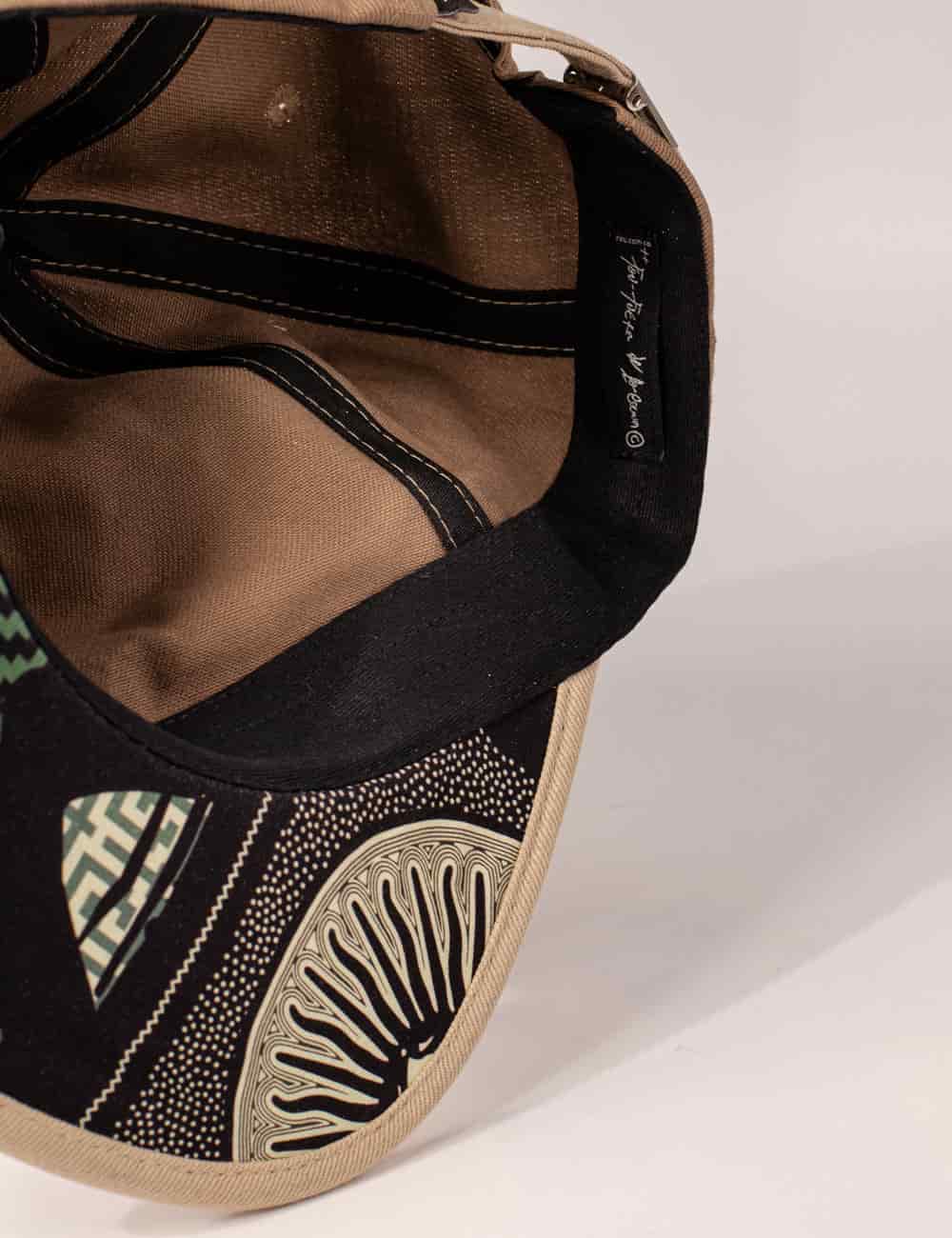 Gorra desestructurada Inner Peace caqui+beige - miniatura 7