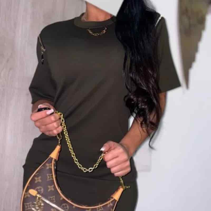 VESTIDO LOUIS VUITTON MILITAR - miniatura 2