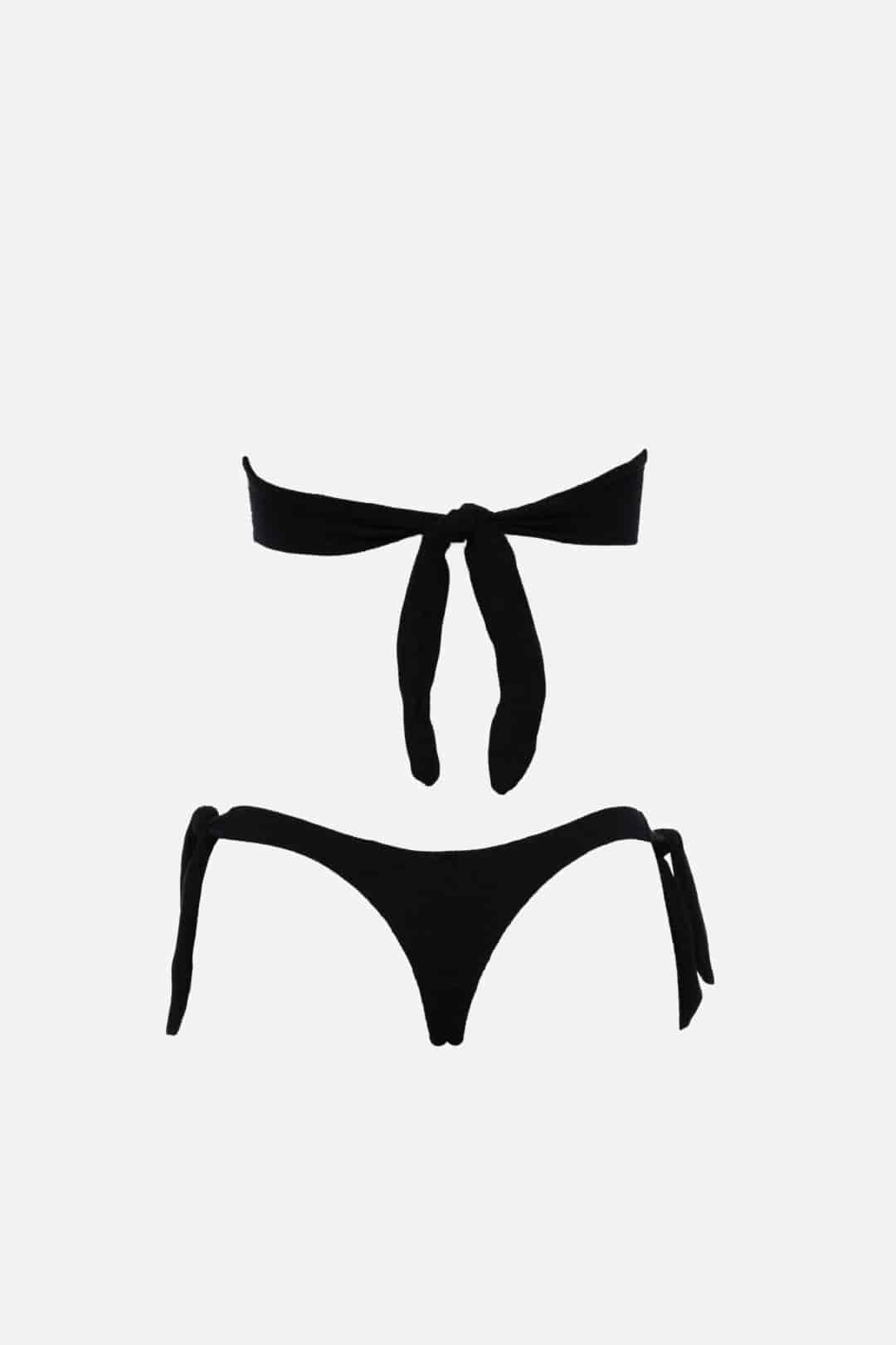 BIKINI TOP FRANCESCA NEGRO - miniatura 6