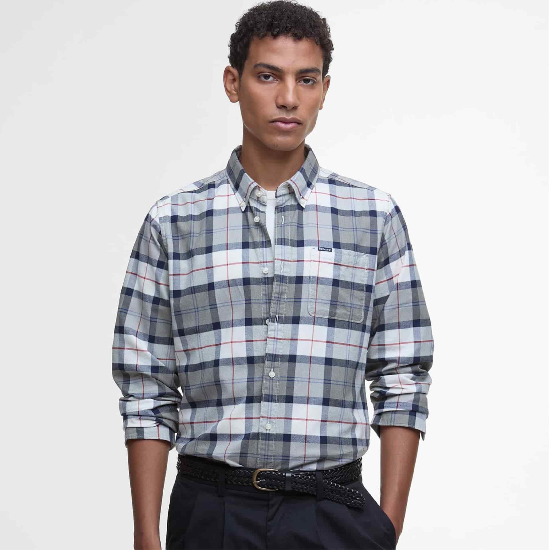 Lewis Tailored Long-Sleeved Shirt - miniatura 1