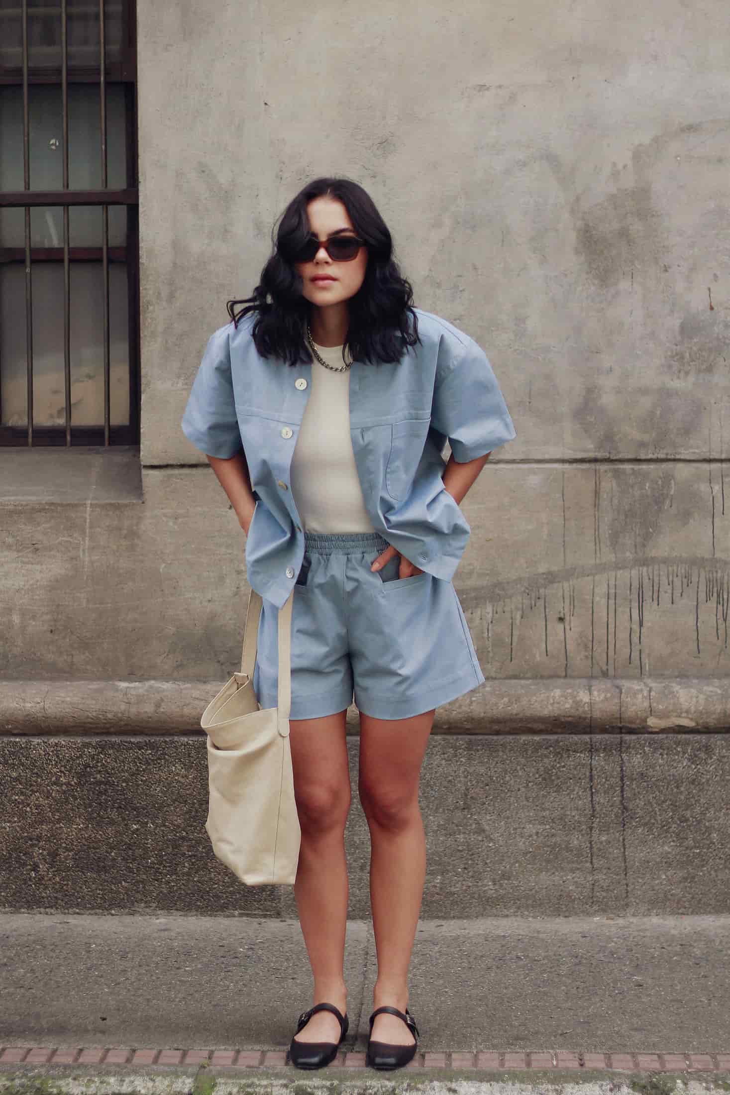 Camisa Lona | azul piedra - miniatura 4