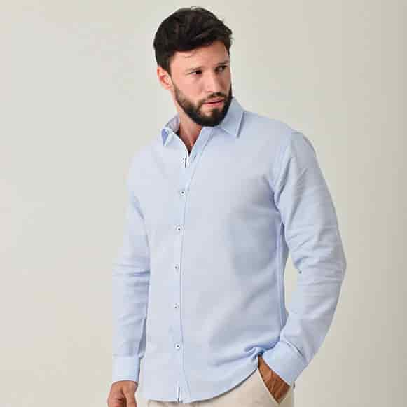 CAMISA ML 100% ALGODON HOMBRE - miniatura 129