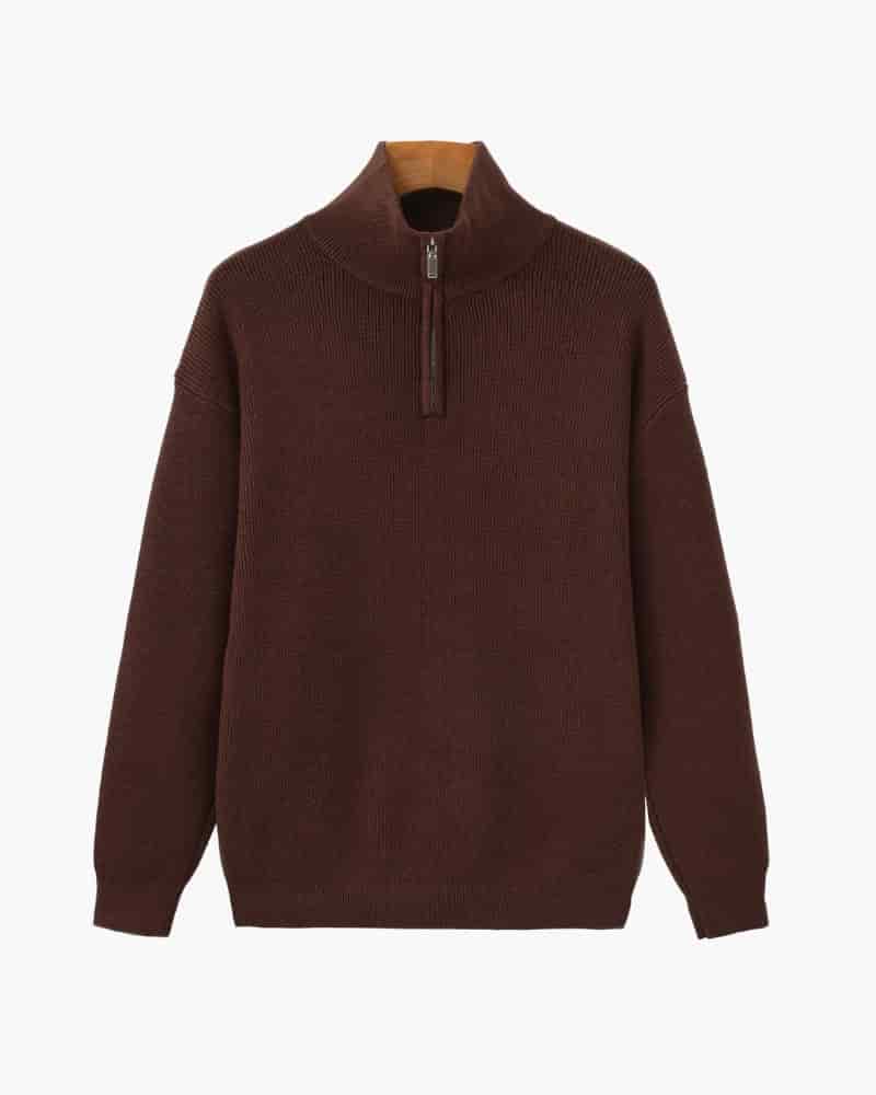 Refined Half-Zip Knit Pullover - miniatura 14