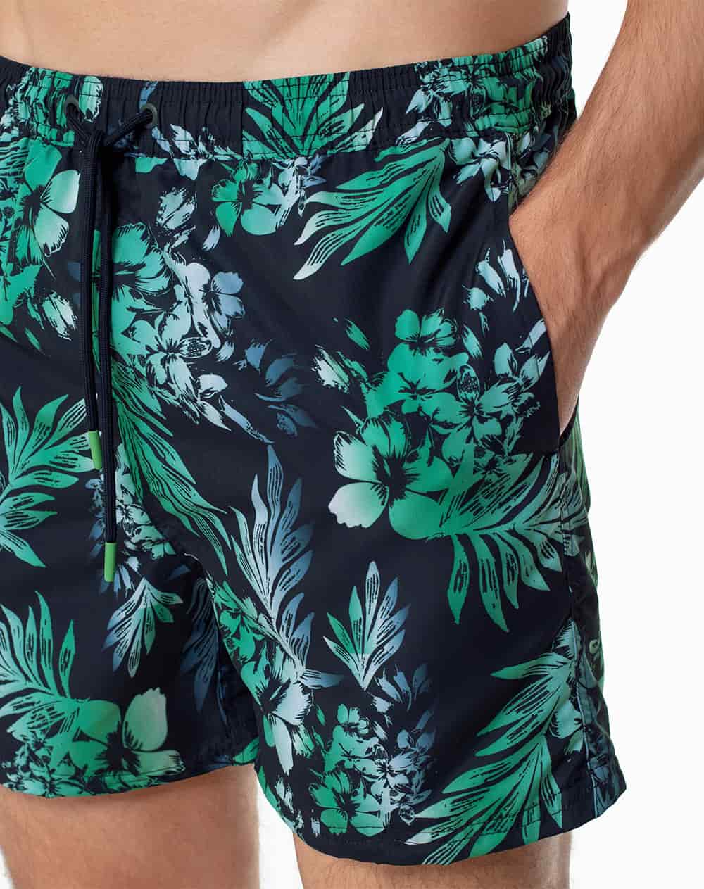 Pantaloneta de baño estampada hombre - miniatura 4