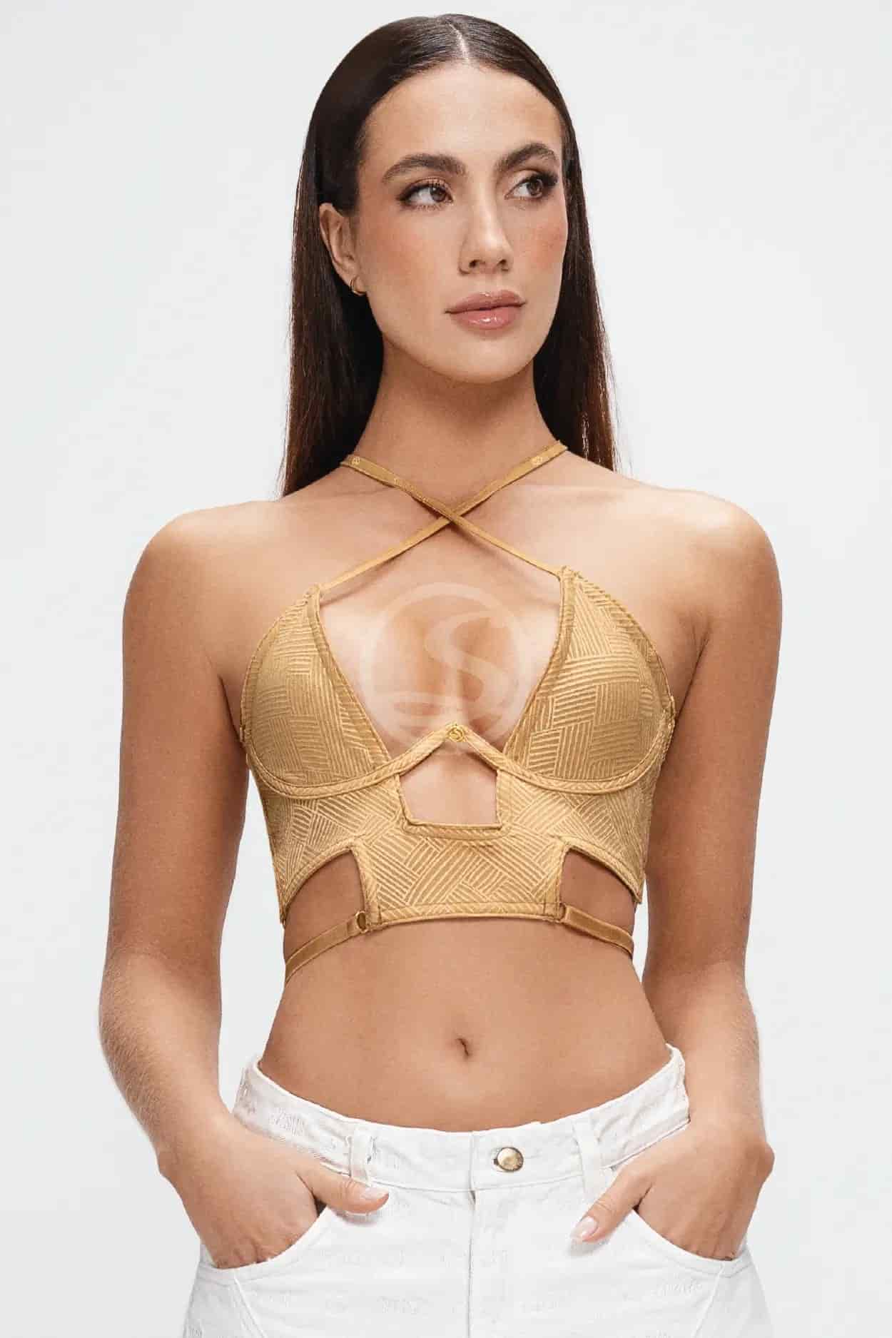 Bralette Dorada Santísimas Ref. S-574 - miniatura 1