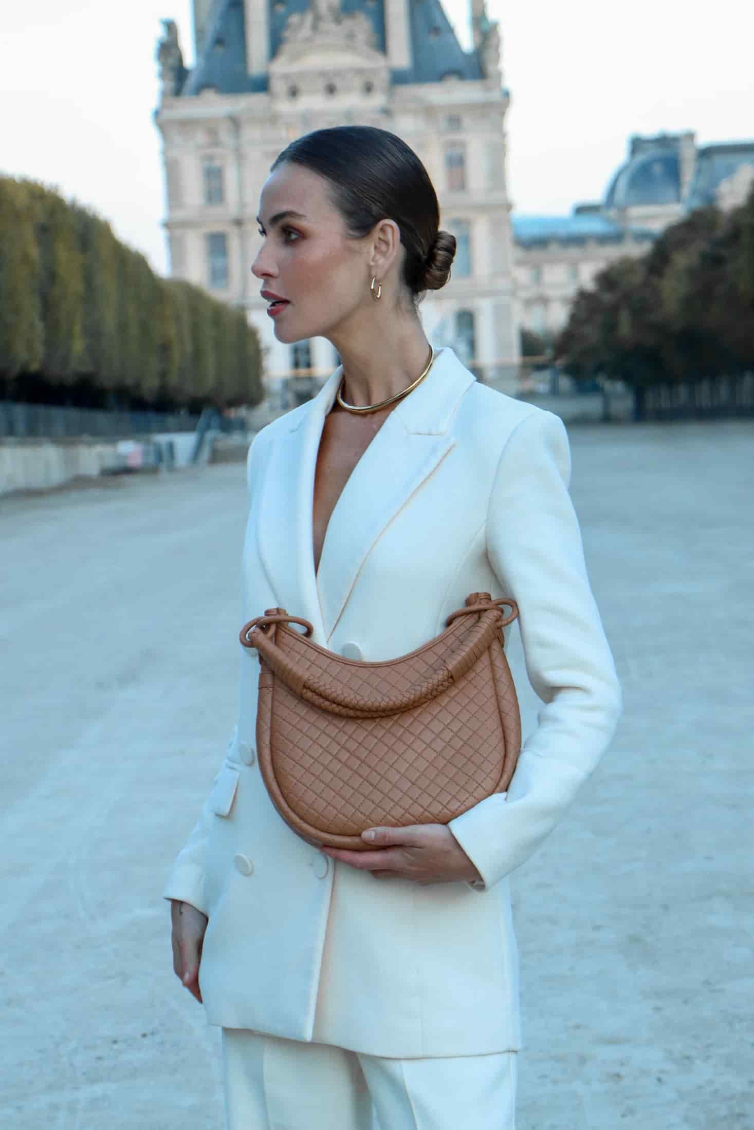 Saddle Shoulder Bag, Honey - miniatura 4