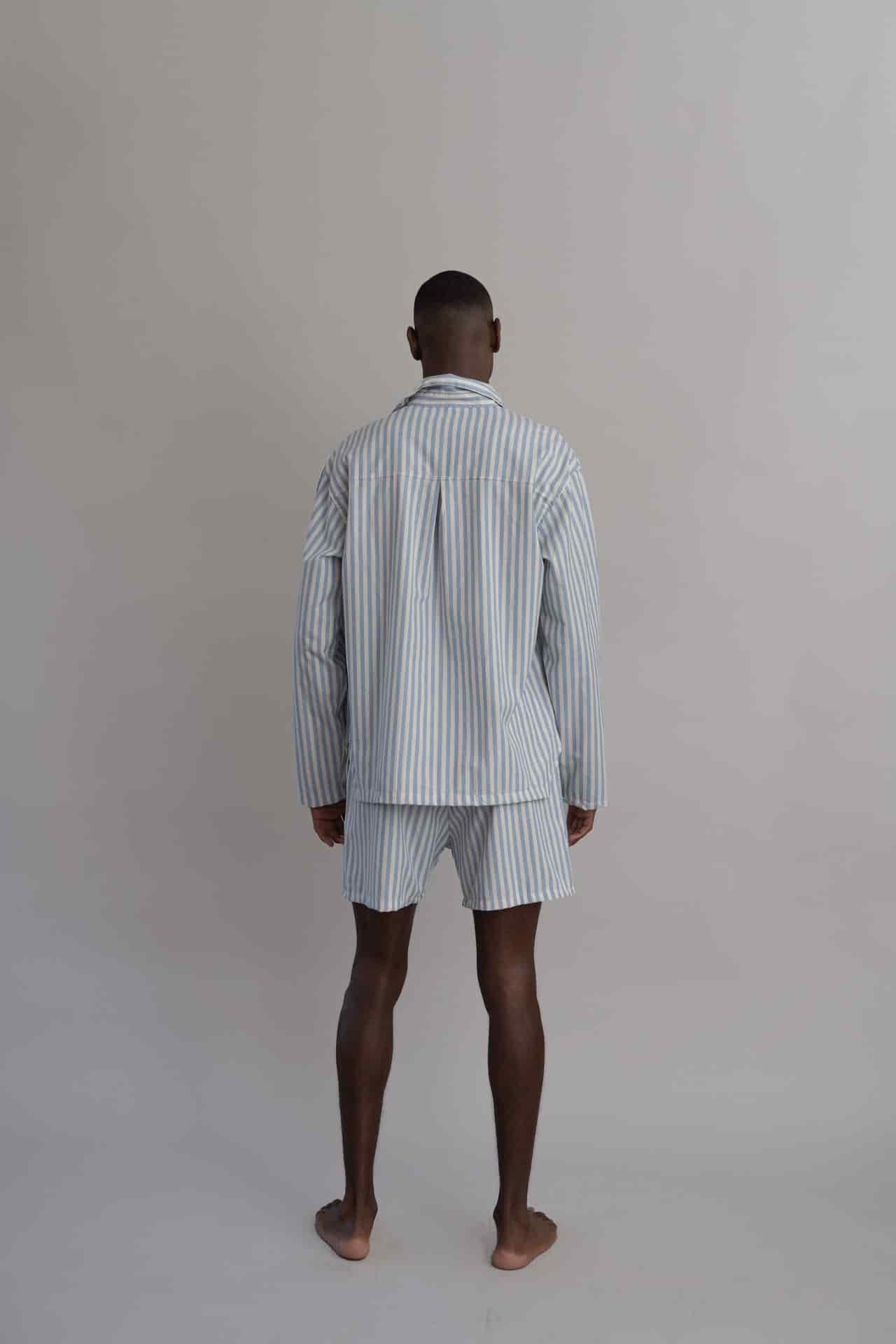 Camisa rayas celeste - miniatura 3