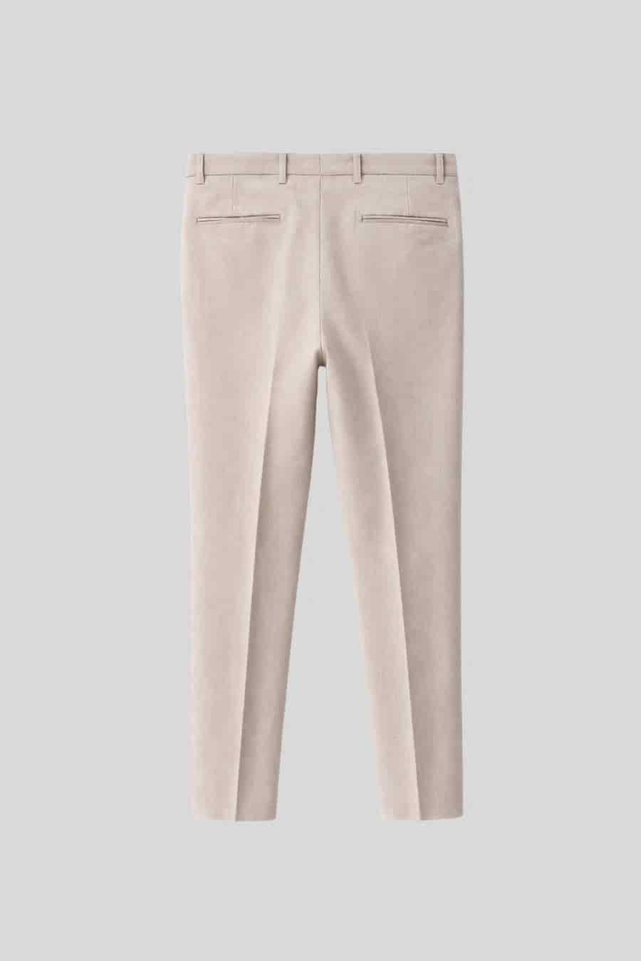 Men's pants beige vittorio - miniatura 9