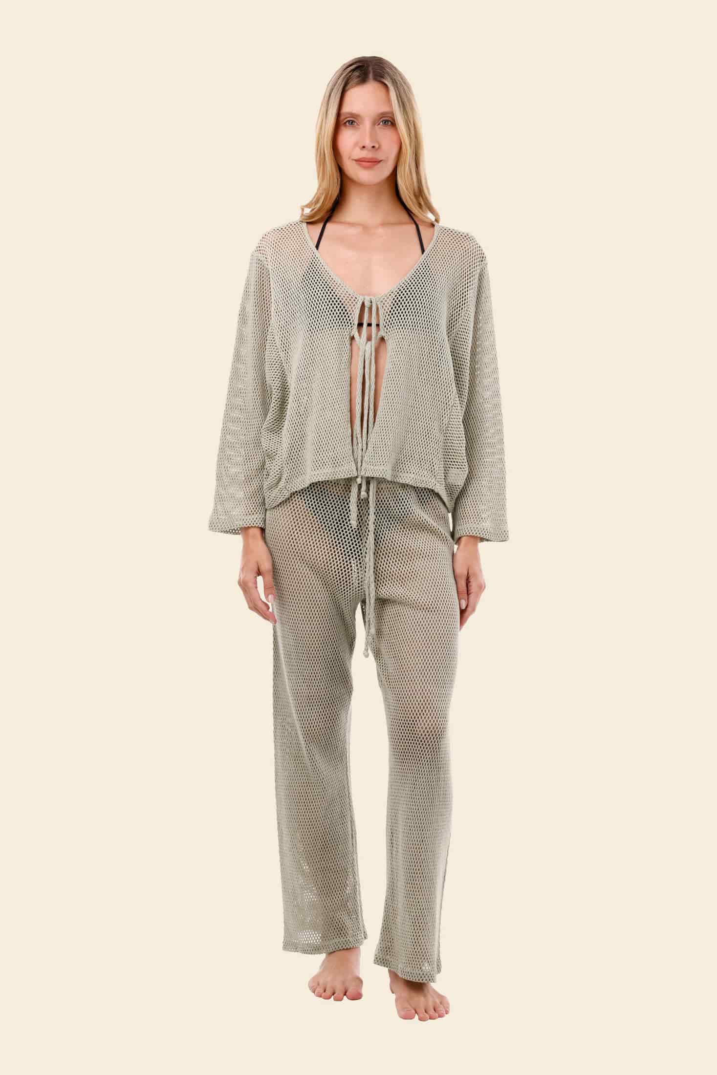 Willowing Green Malla Ikon Pants - miniatura 3