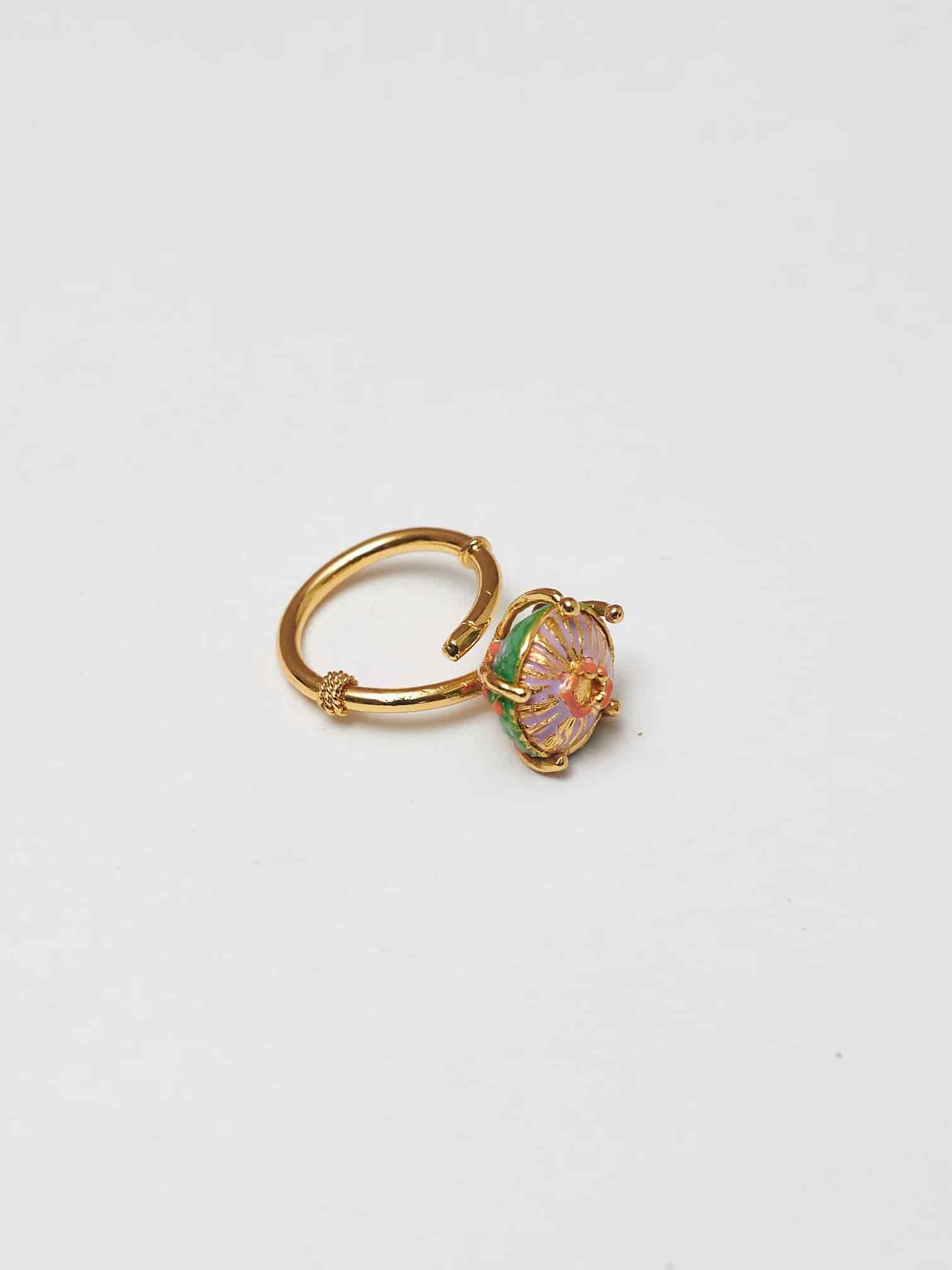 GREEN MIDI HAT RING - miniatura 2