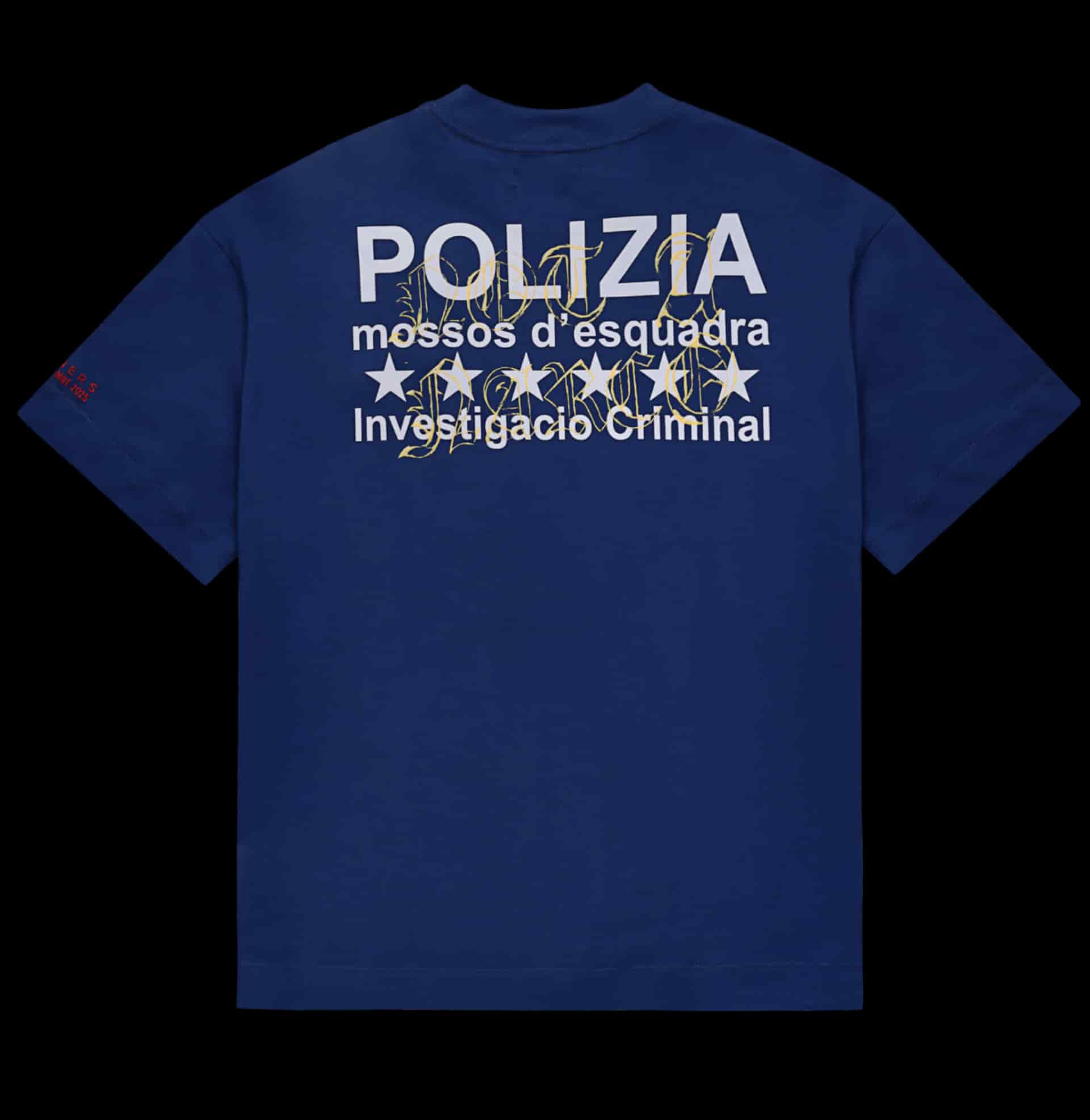 POLIZIA BLUE T-SHIRT - miniatura 1