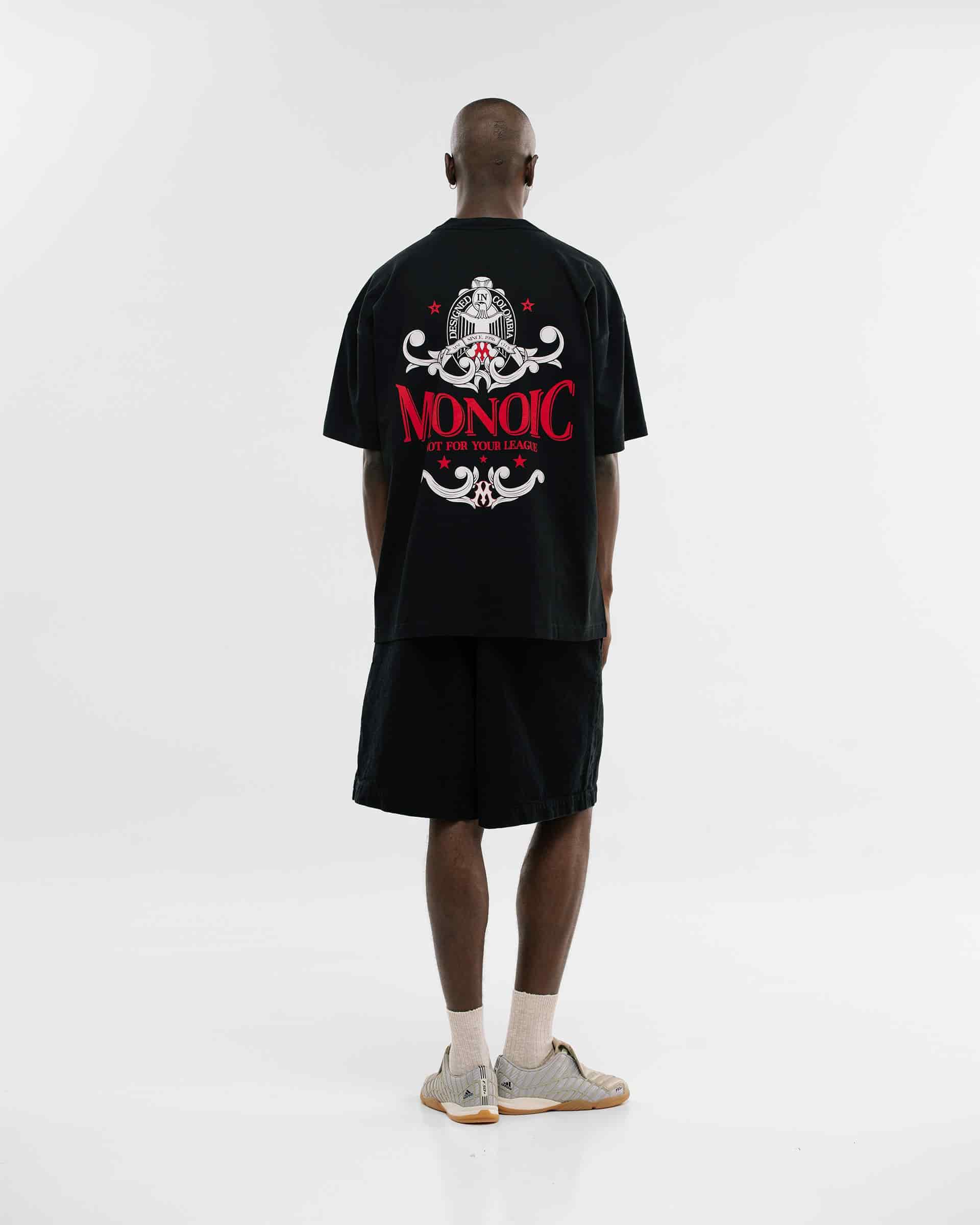 Camiseta Oversized Not For Your League - Negro - miniatura 4