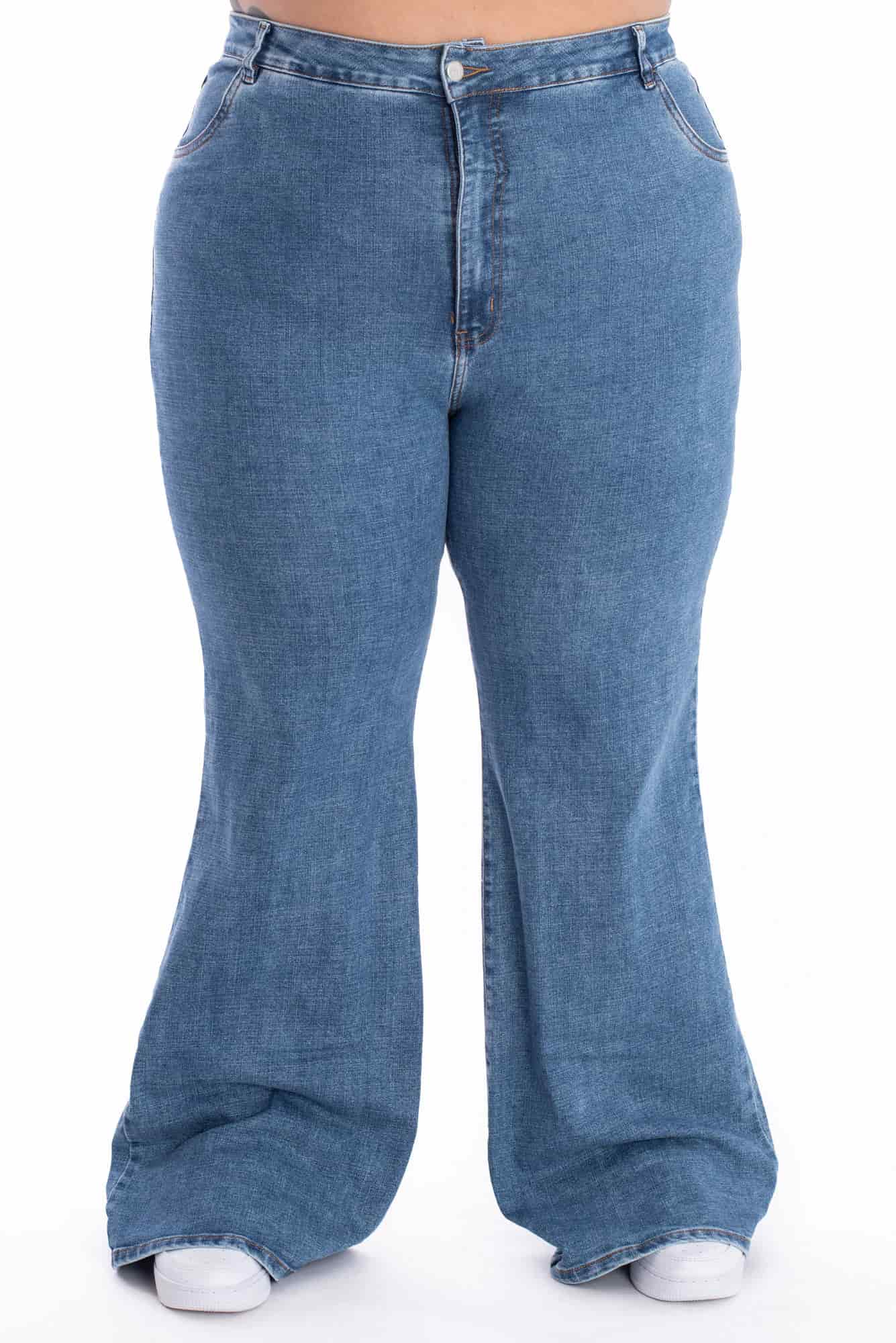 Jean Flare Azul Medio 387 - miniatura 3
