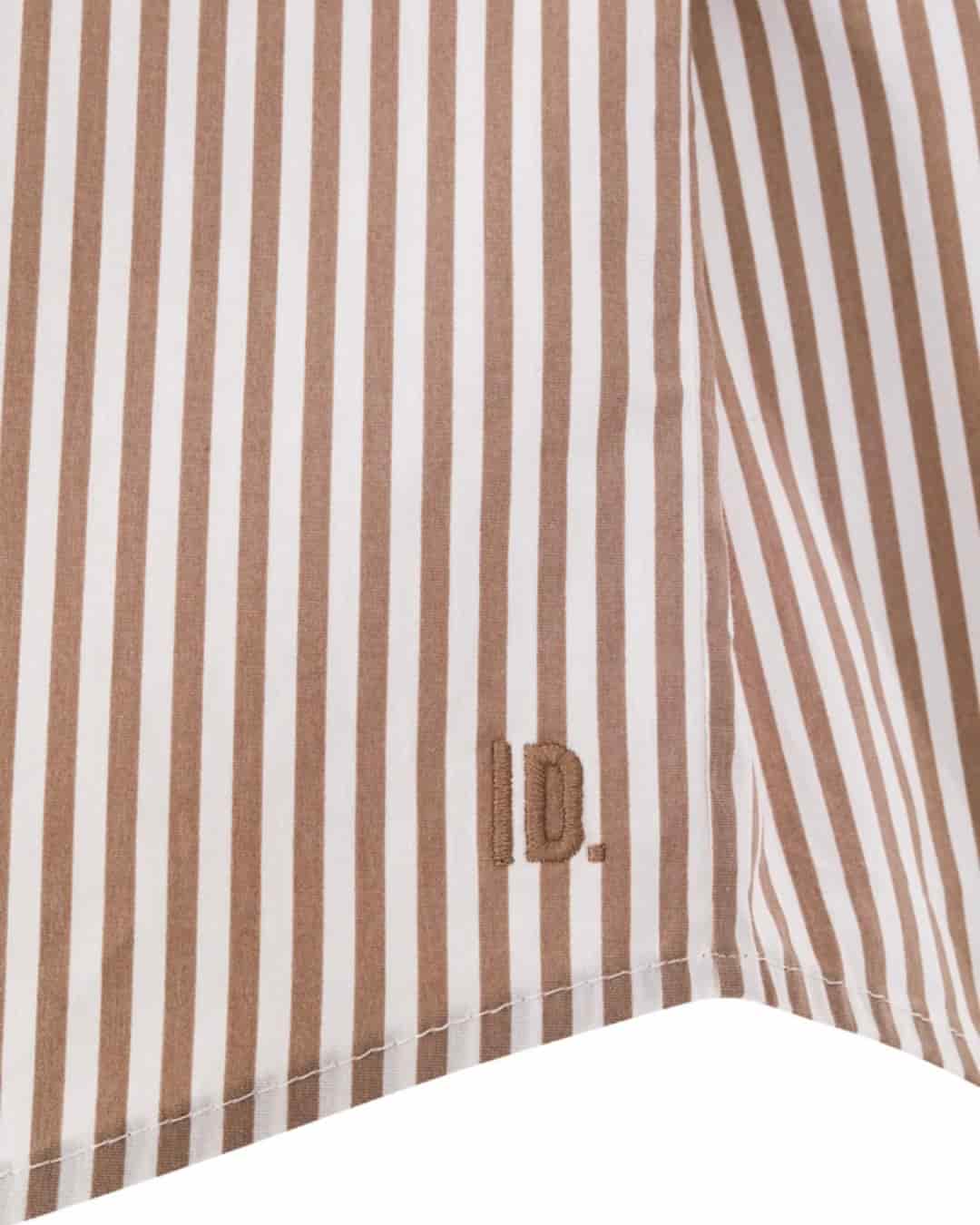 Camisa Aura de algodón | Rayas Caramel - miniatura 6