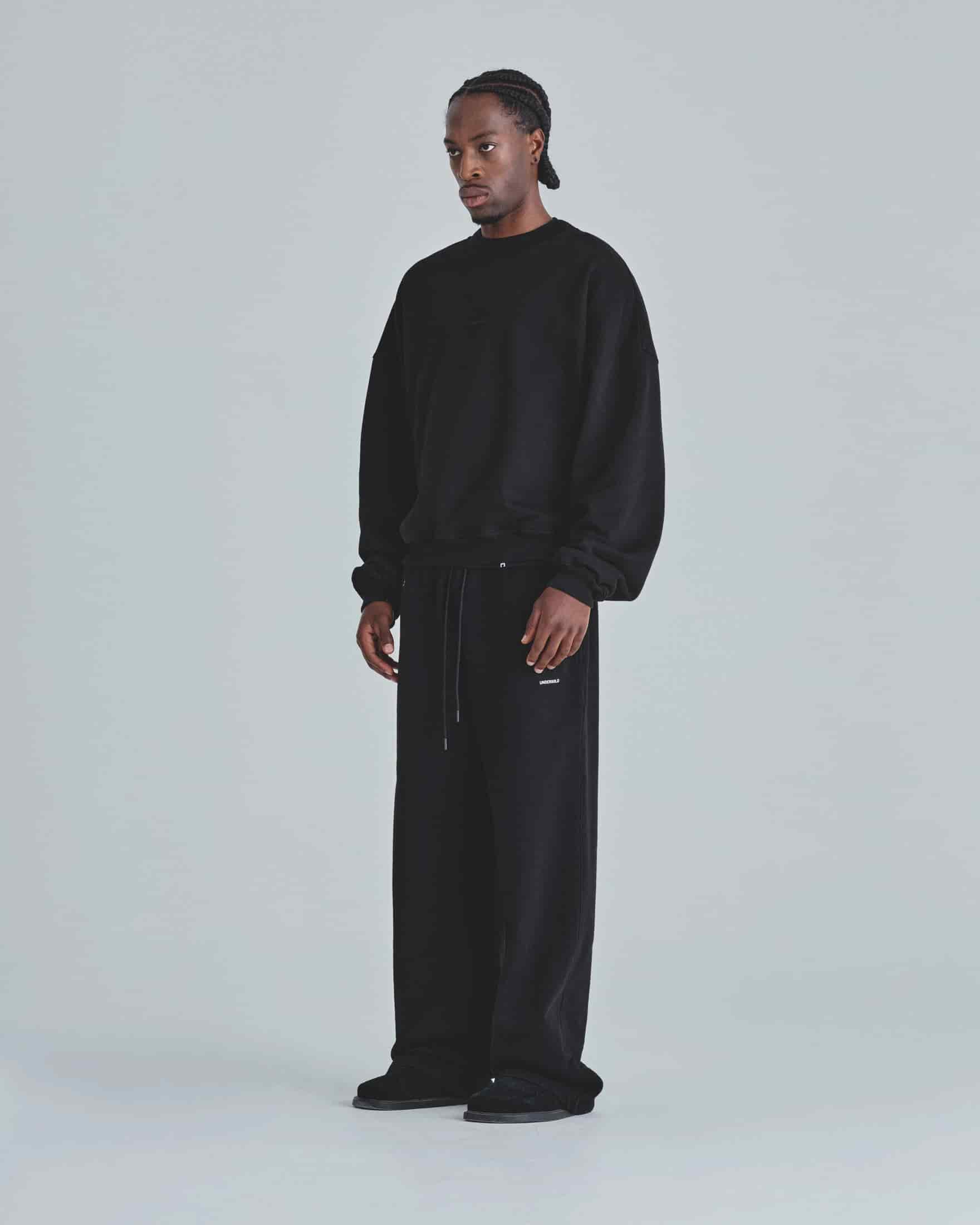 Line Basic Boxy Fit Crewneck Black - miniatura 5